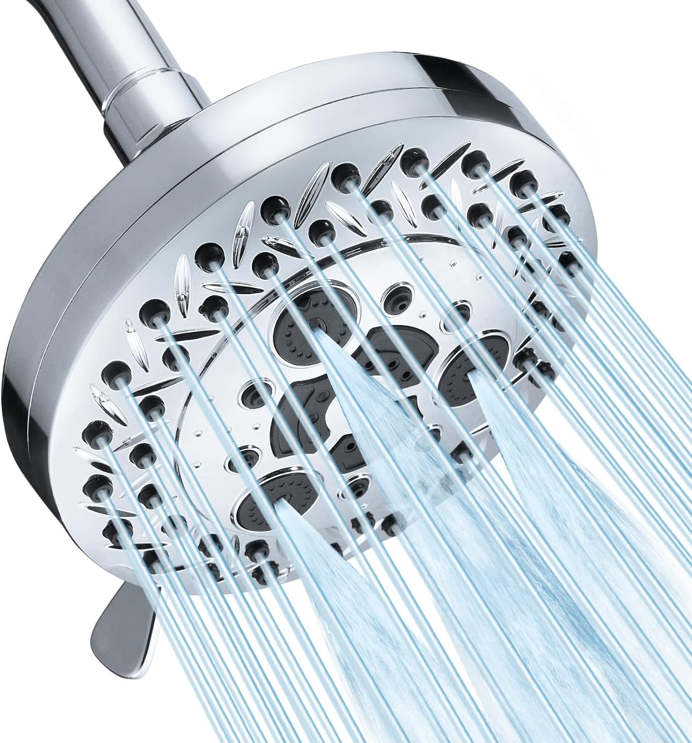 Aiscsc 8 Spray Modes Shower Head with 62 Nozzles