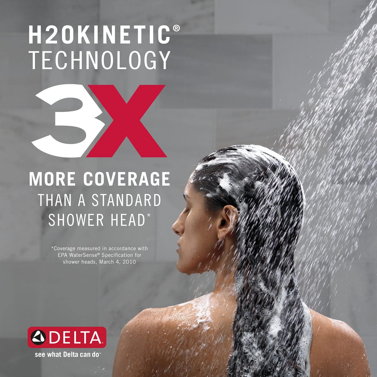 Delta 5-Spray In2ition Dual Shower Head with Handheld Magnetic Docking