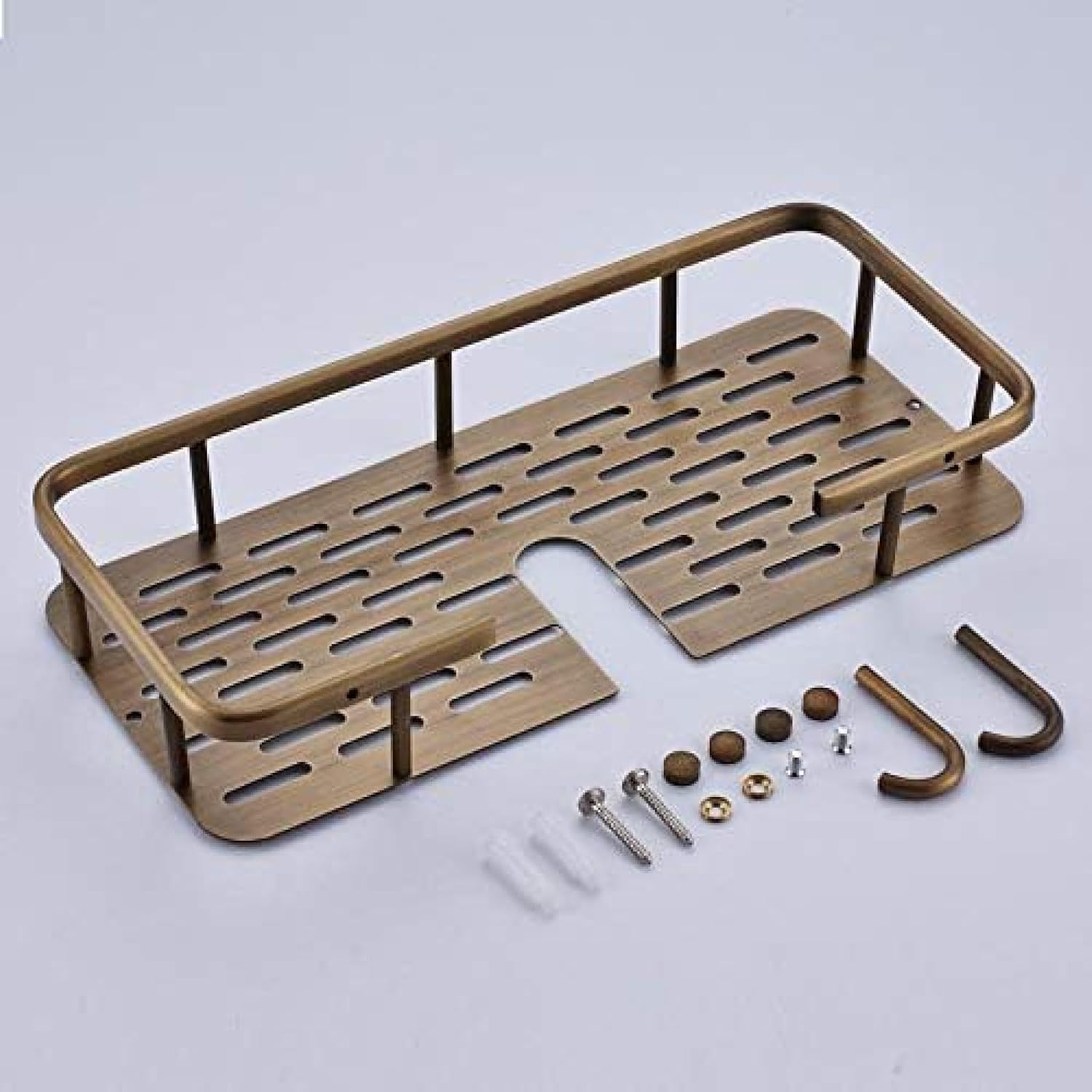 TECKI Antique Brass 8 Rainfall Shower Set with Handheld Sprayer