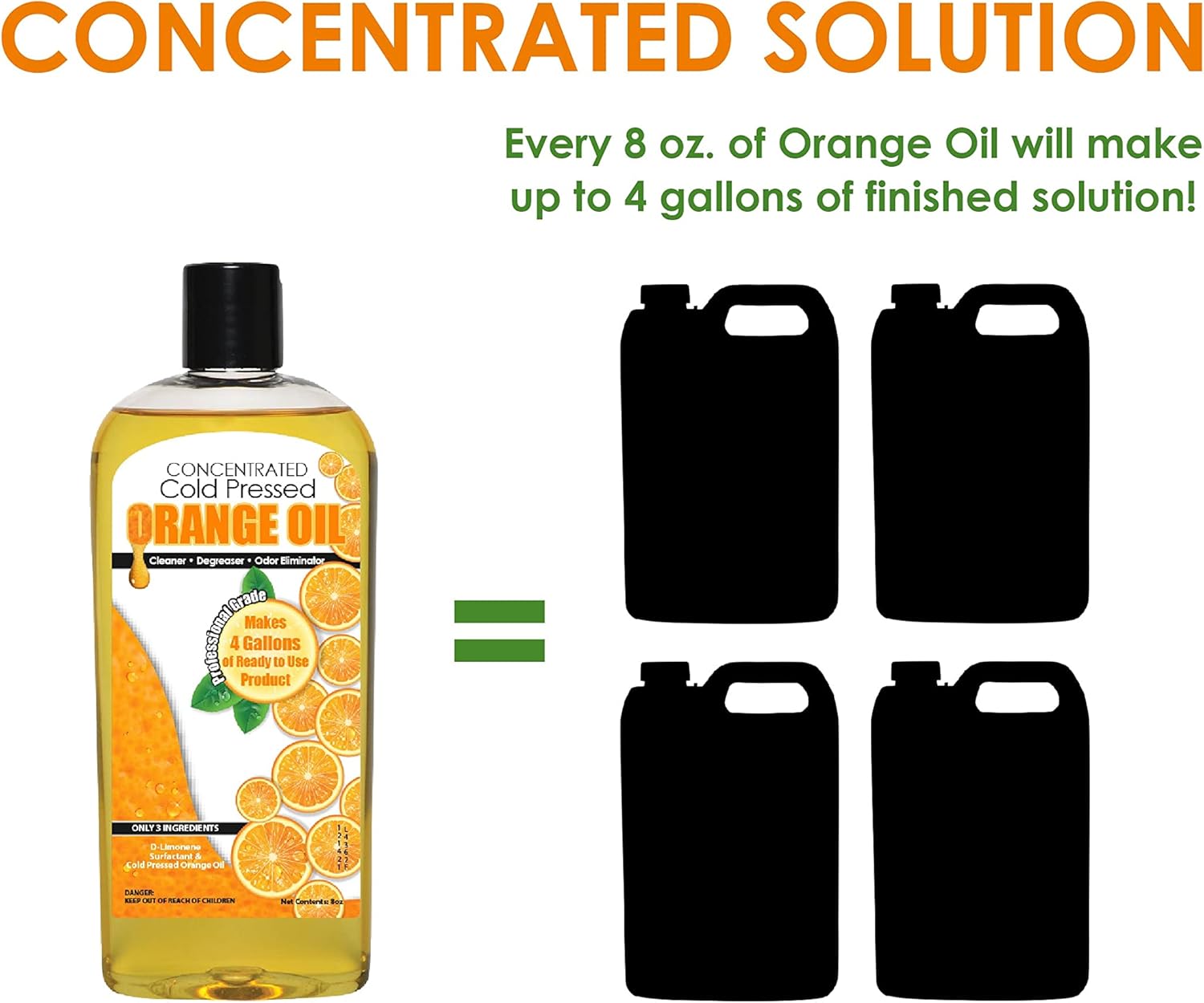 Sanco Industries Cold Pressed Orange Oil Concentrate 8oz