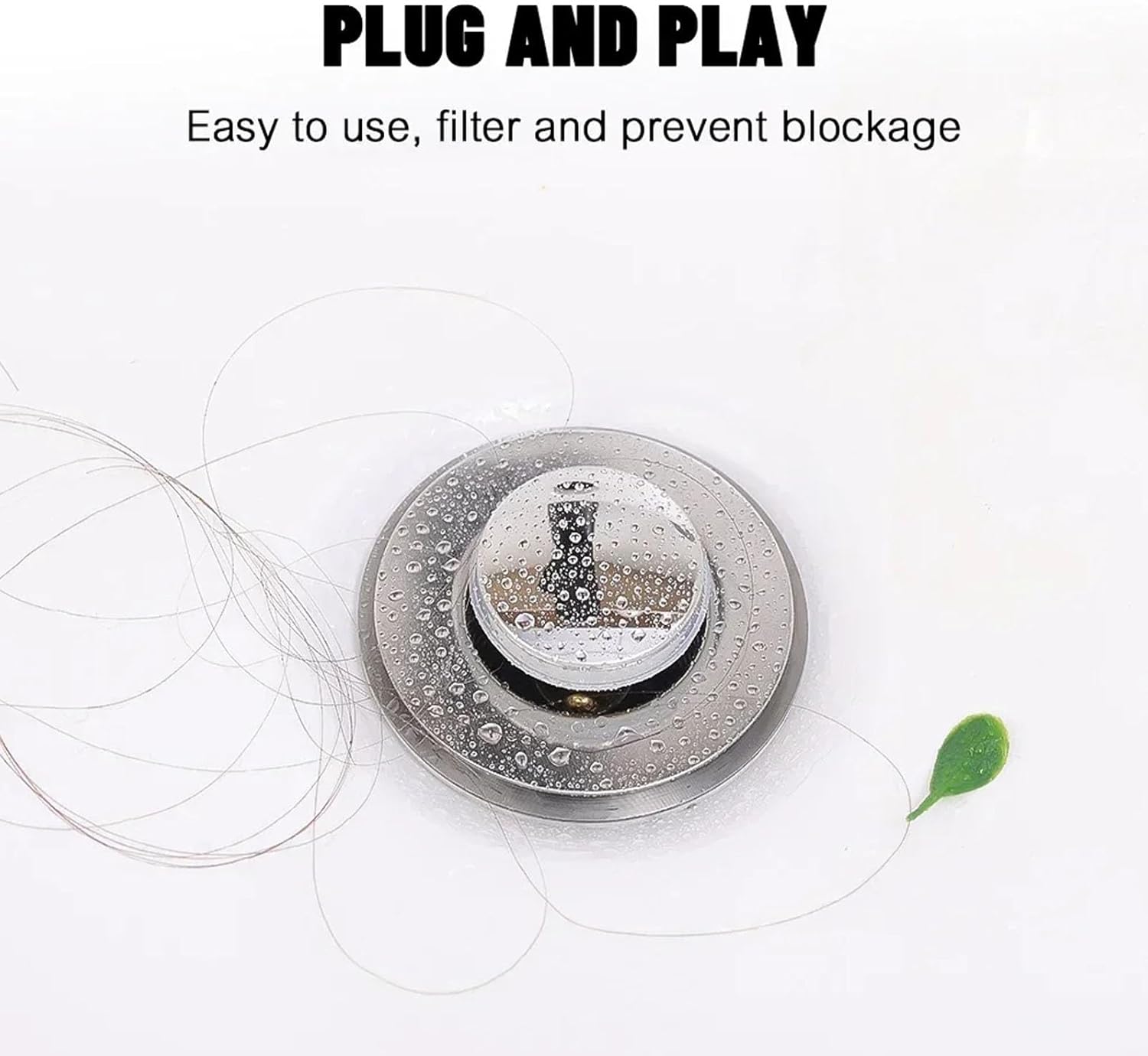 Kingdong Stainless Steel Basin Drain Filter 2PCS
