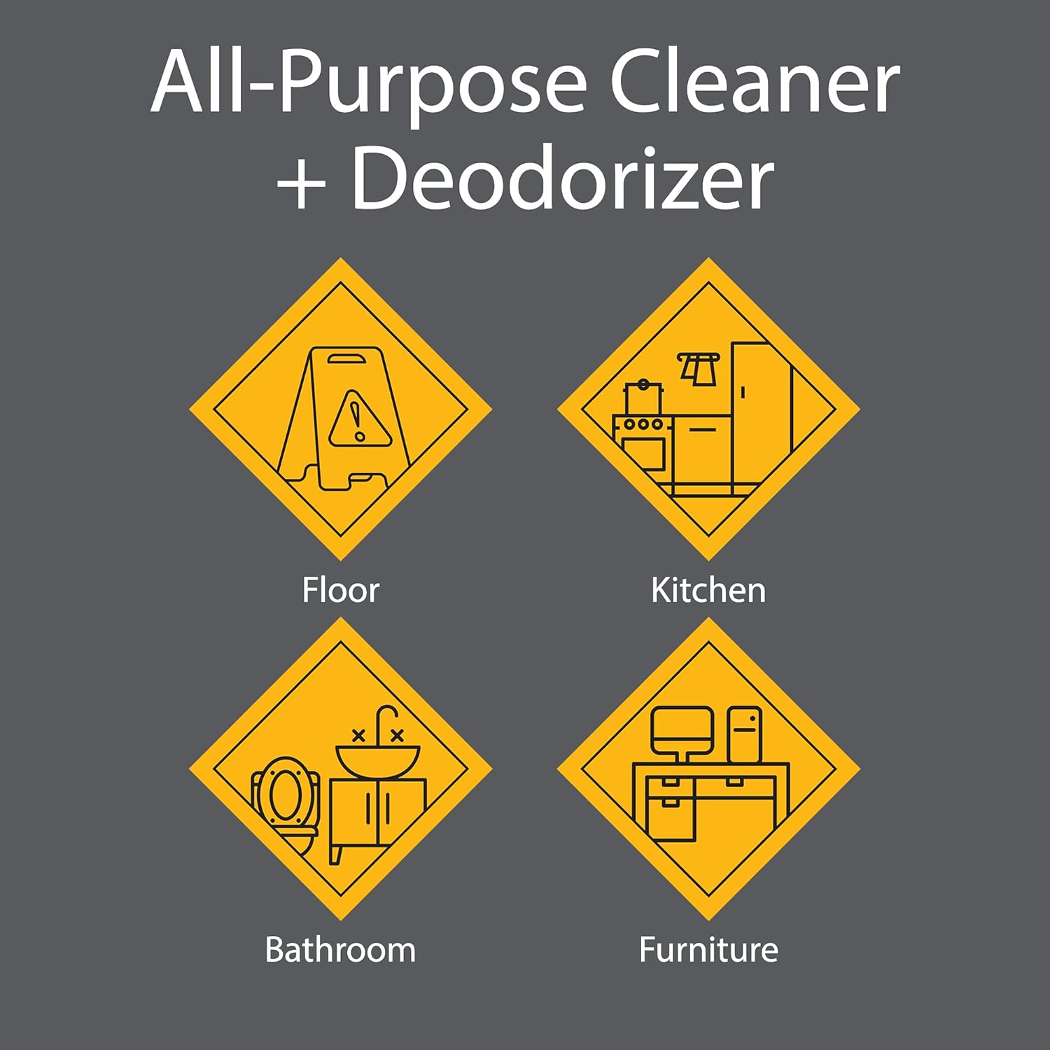 Zeiff Pro-Grade All-Purpose Cleaner Deodorizer 2 Pack