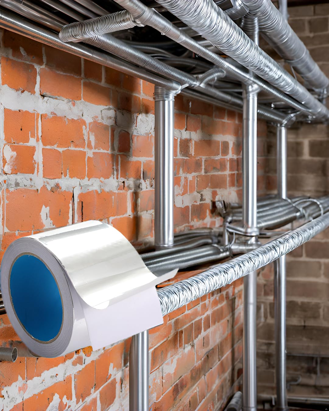 Premium 3 inch x 65 Feet Aluminum Foil Tape for HVAC Repairs