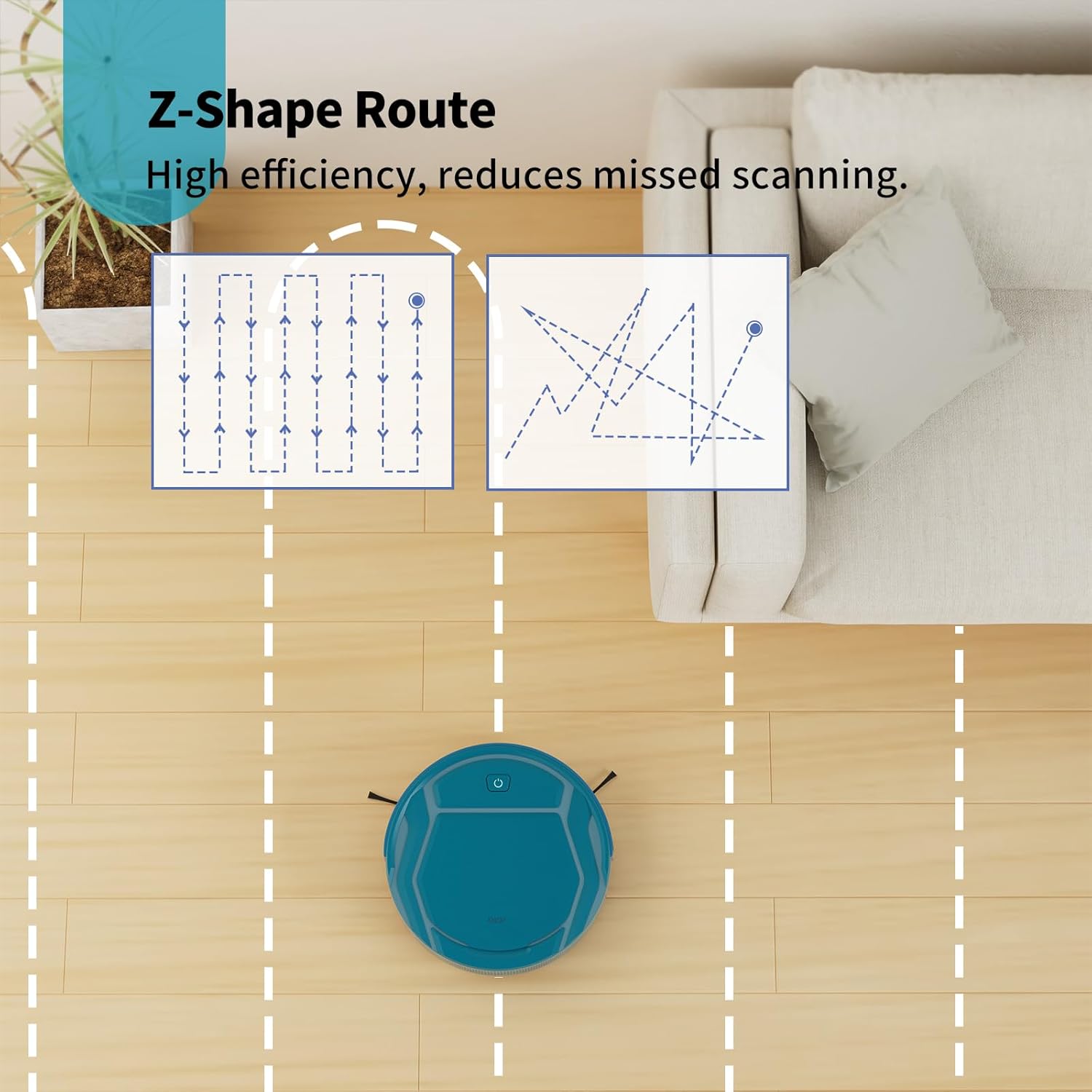 OKP Robot Vacuum Cleaner K2-Pro with WiFi and Alexa