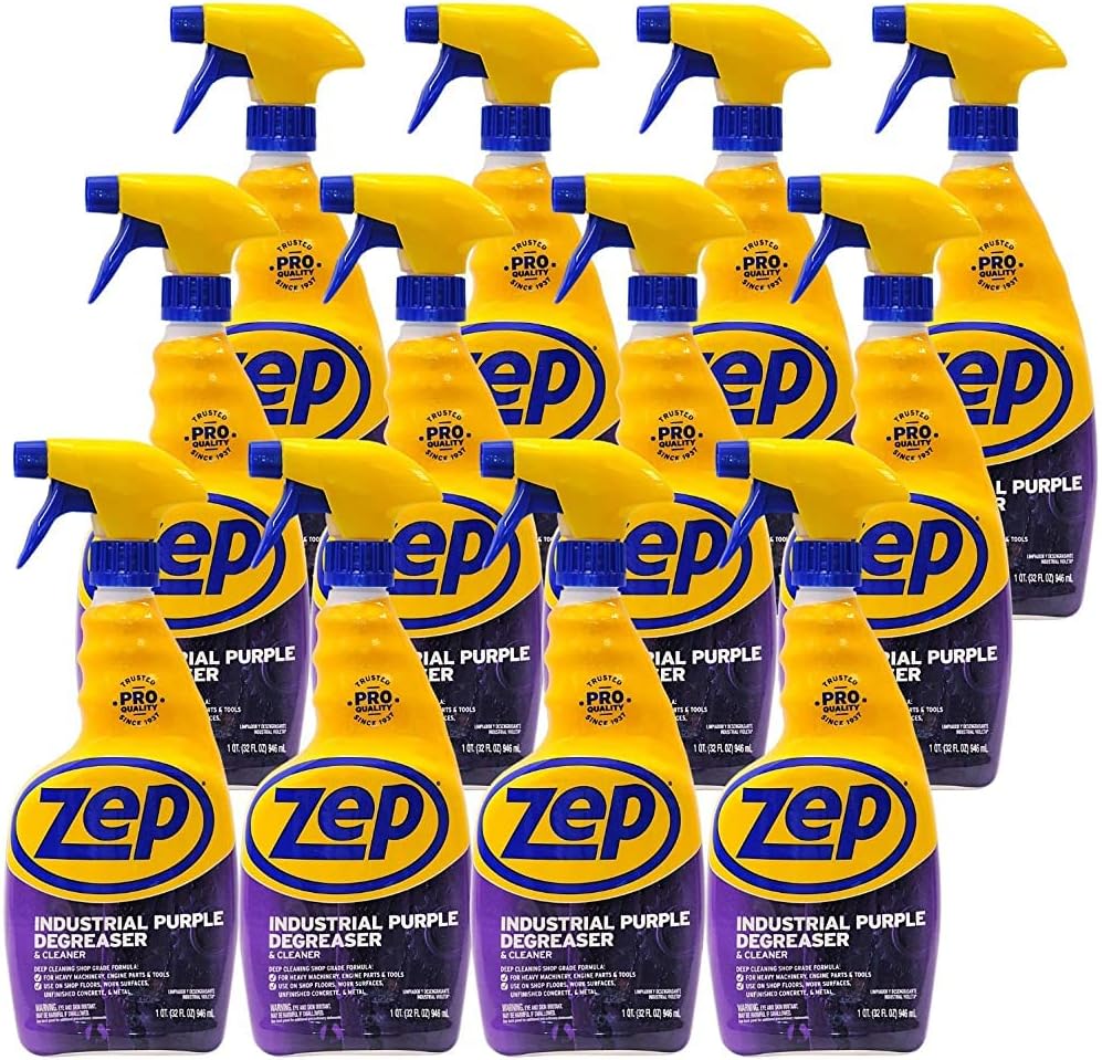 Zep Industrial Purple Cleaner Degreaser 32 oz Case of 12