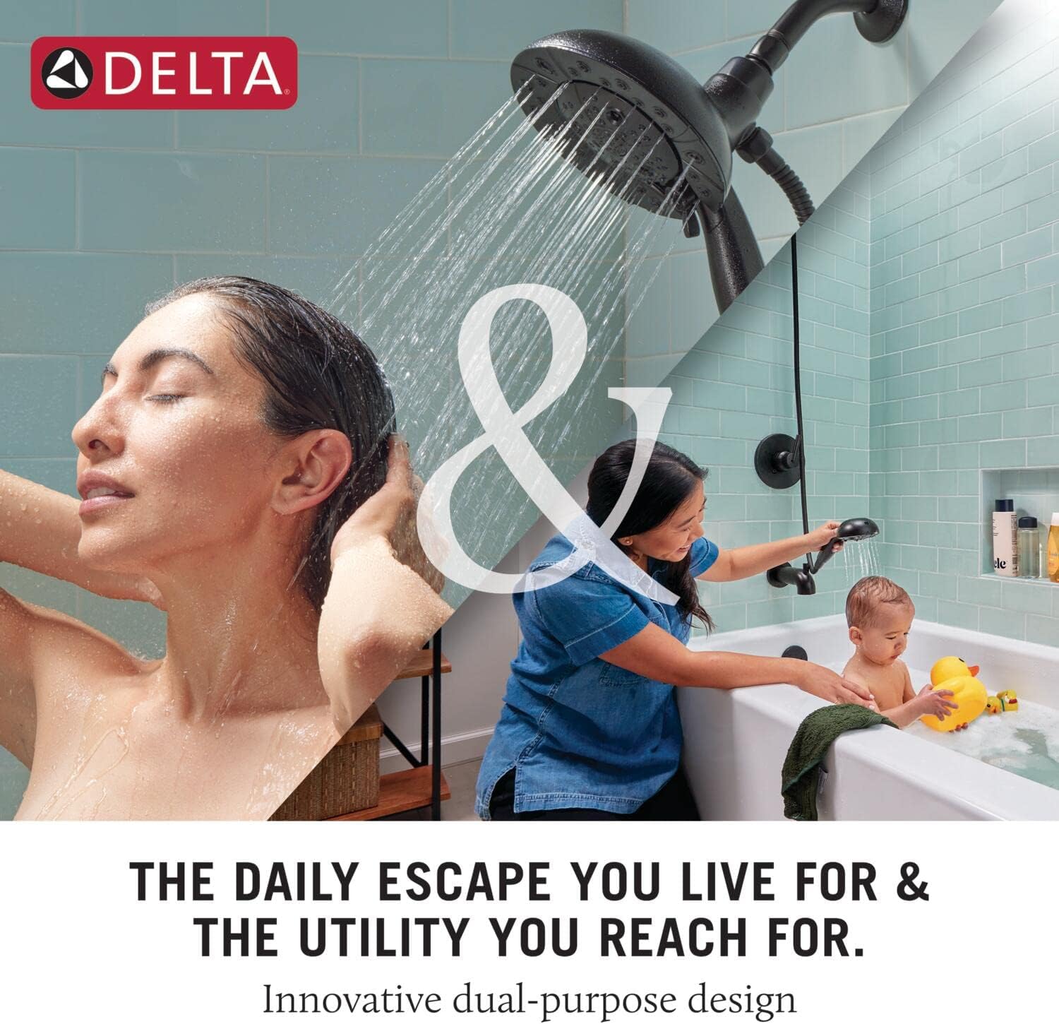 Delta In2ition Dual Shower Head with Handheld Spray
