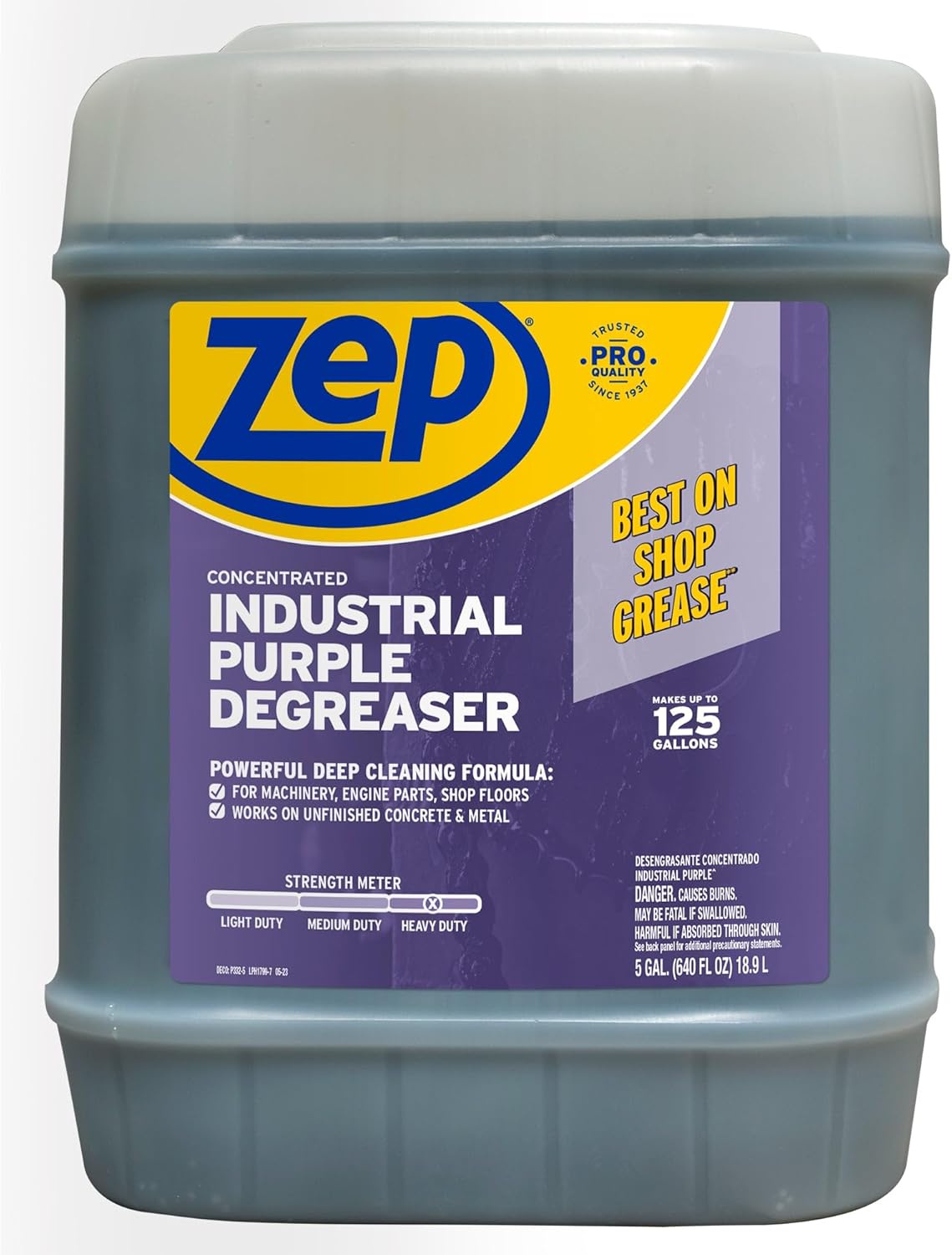 Zep Industrial Purple Cleaner and Degreaser 5 Gallon