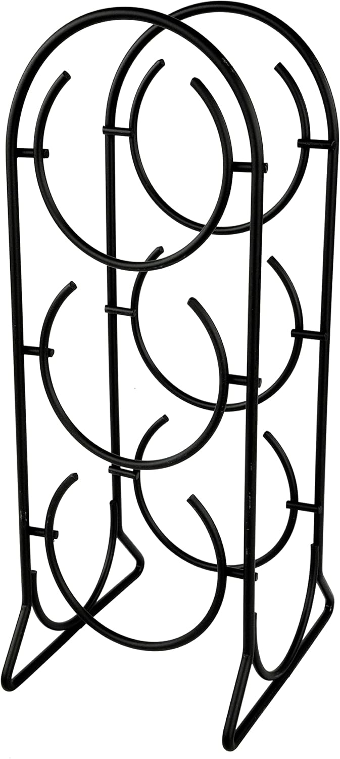 Spectrum Diversified Horseshoe Wine Rack 3 Bottle Black