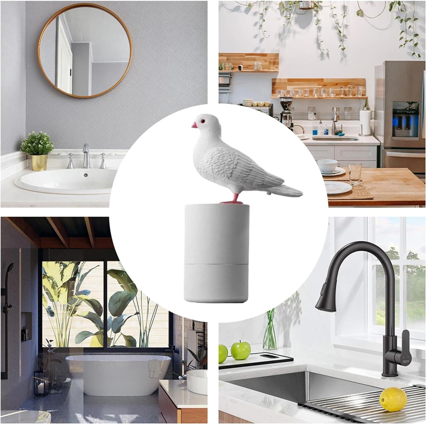 Foaming Soap Dispenser with Sensor Touch - Bird Shape for Kids