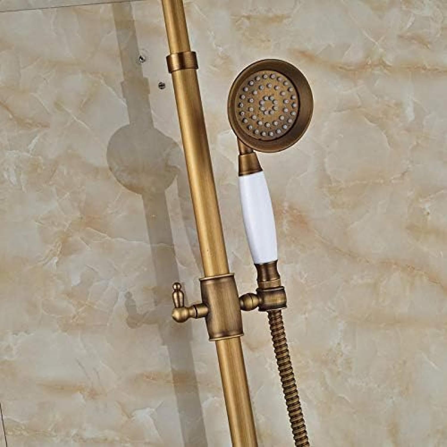 TECKI 8 Rainfall Shower Head Set with Handheld
