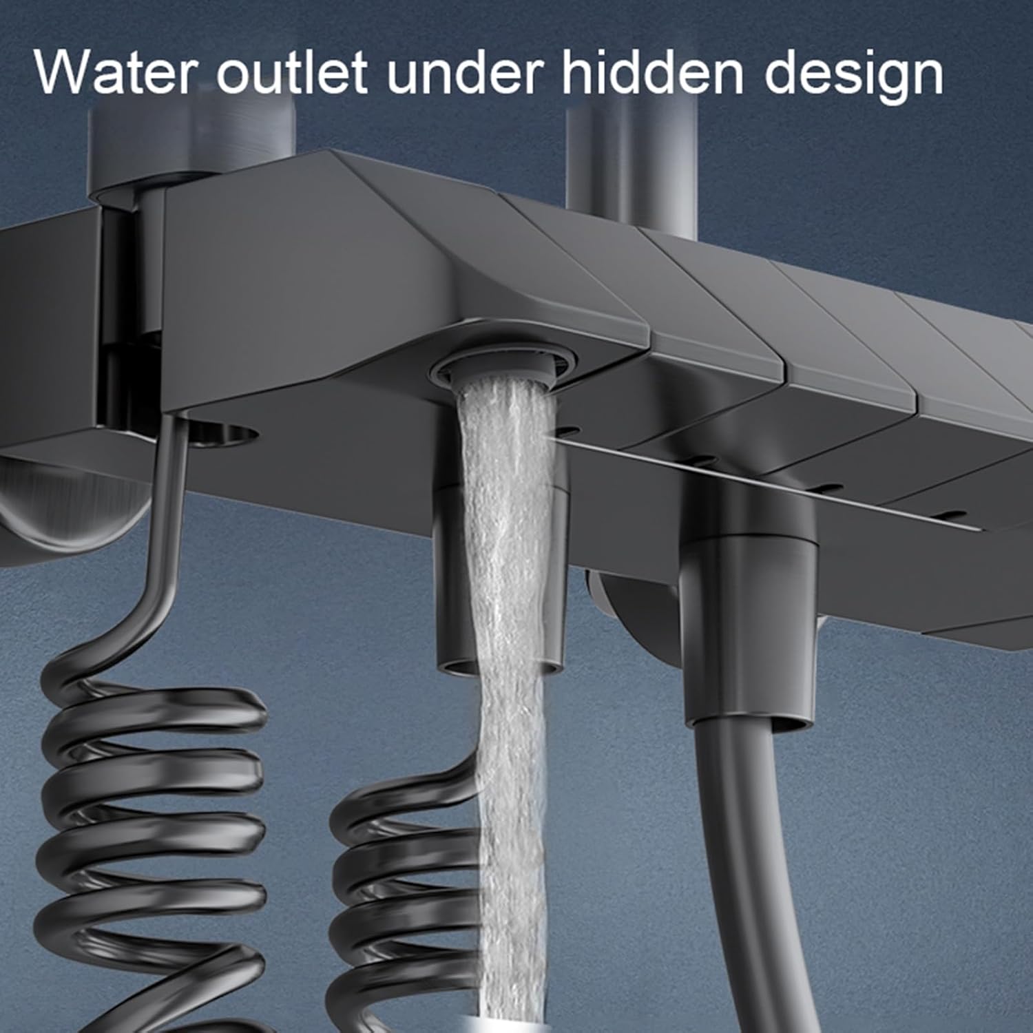 Smart Digital Display Shower Set with Handheld and Rain Shower
