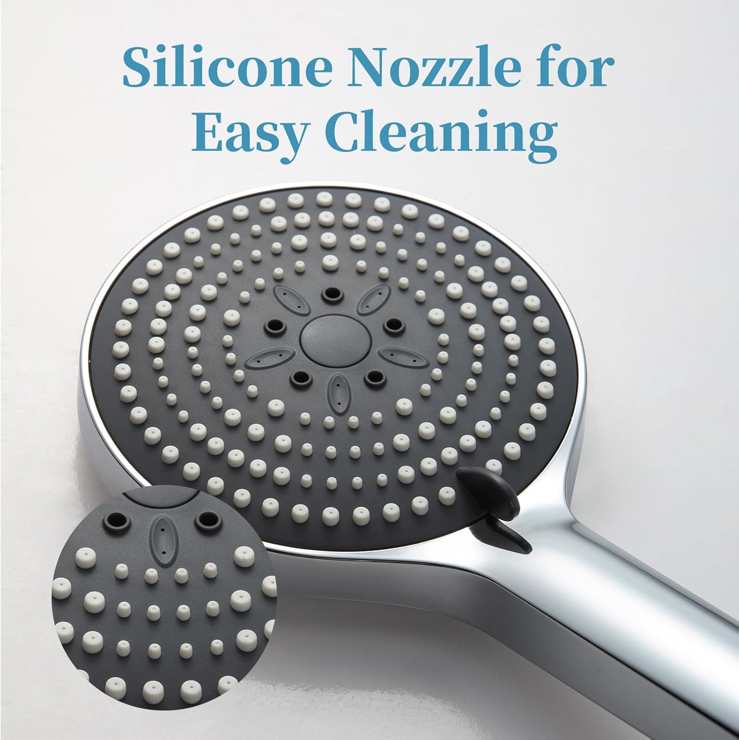 OFFO 6-Mode Handheld Shower Head with Chrome Finish