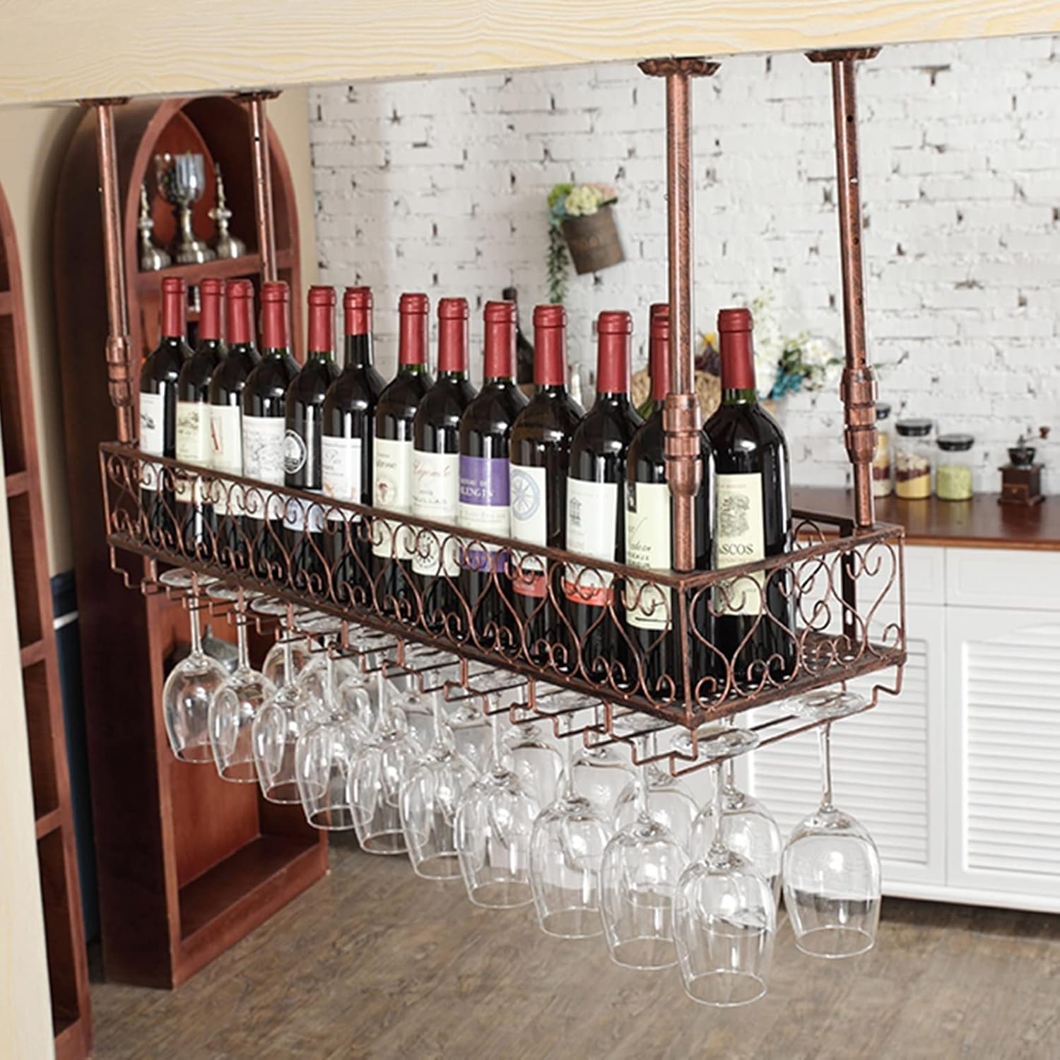 Pimex Vintage Wall Mounted Wine Rack