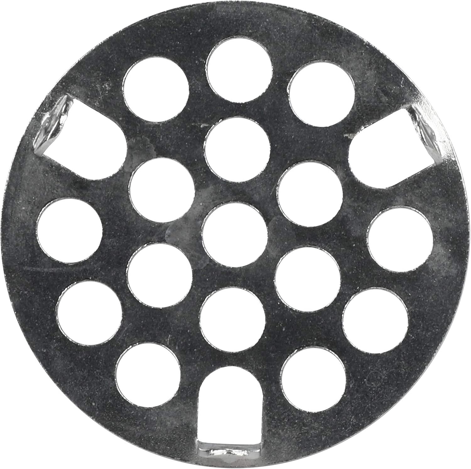 Danco 1-58 Metal Drain Strainer Chrome Brass White 1