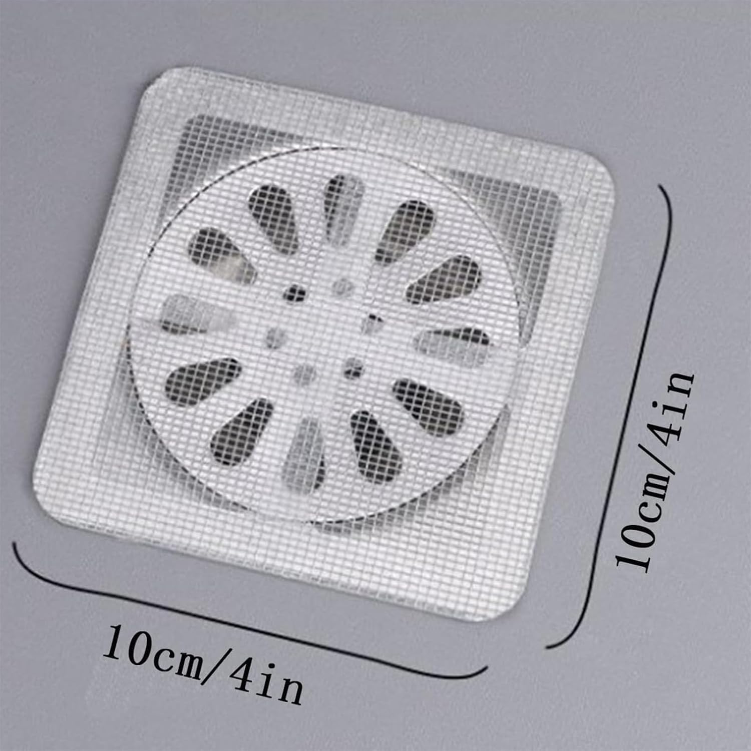 30 Pcs 4x4 Disposable Shower Hair Catcher