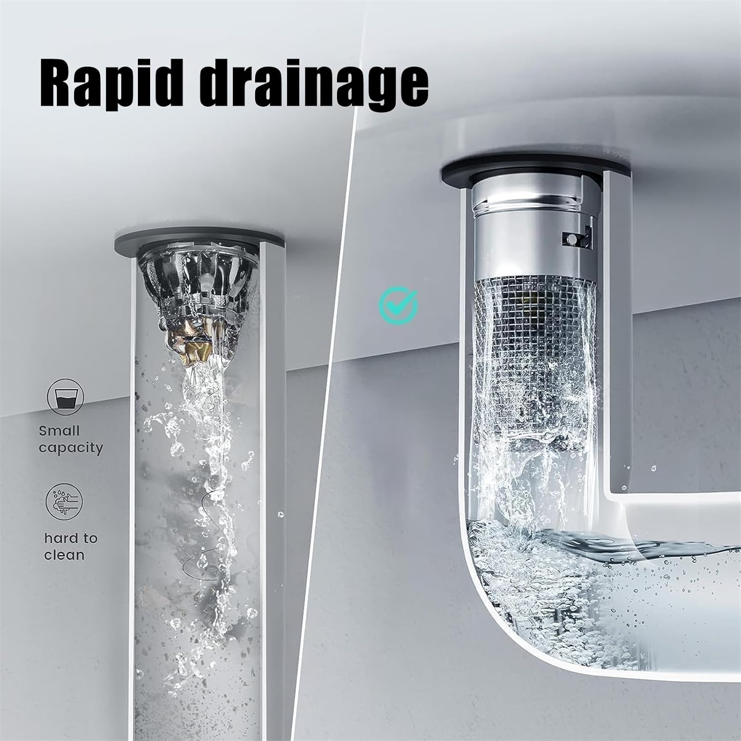 Citosisk Drain Filter with 2PCS Removable Basket