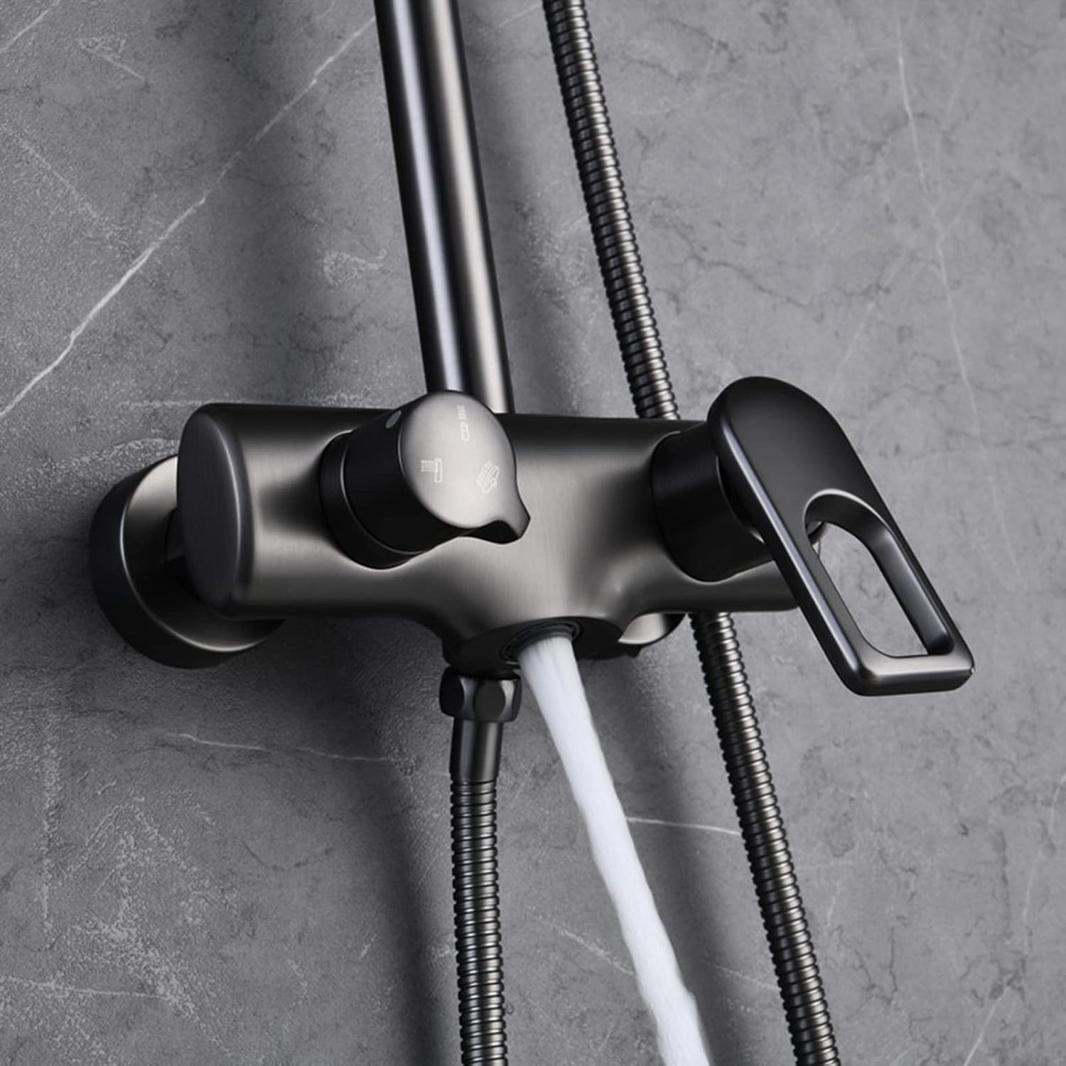 Adjustable Brass Shower Set with 3 Function Sprayer