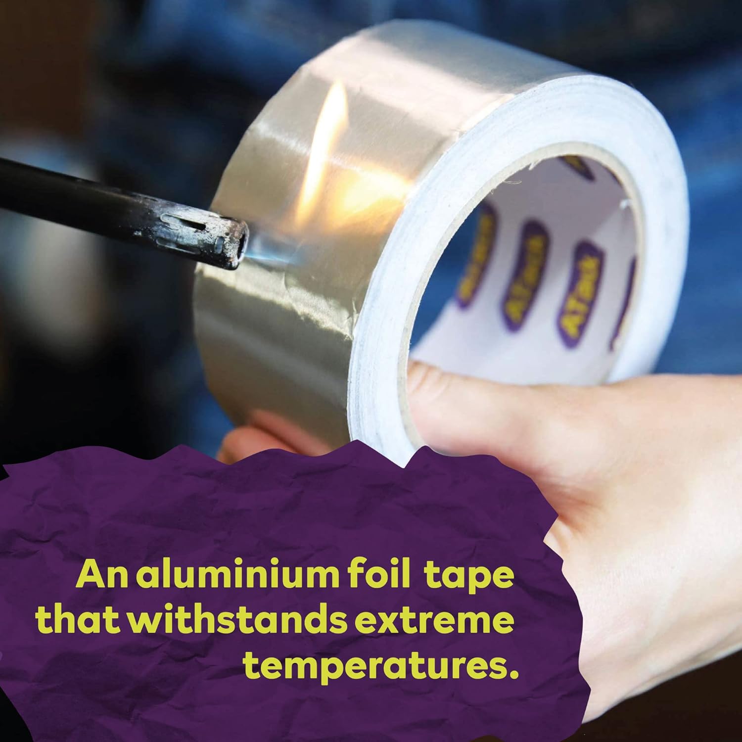 ATack Aluminum Foil Duct Tape 2x75ft High Temp Heavy Duty