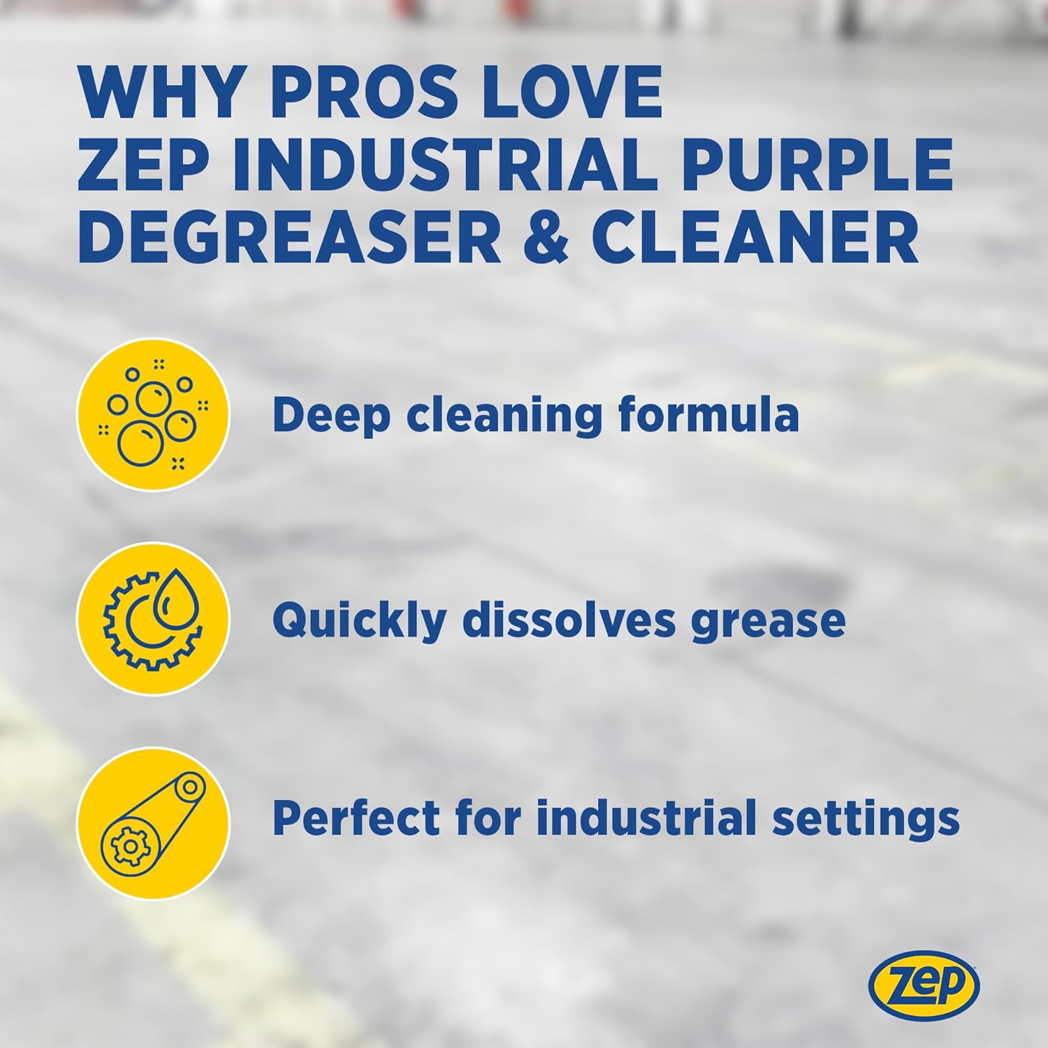 Zep Industrial Purple Cleaner and Degreaser 1 Gallon 1