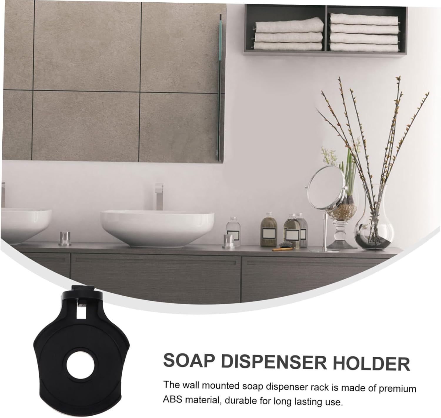 Zerodeko Wall-Mounted Soap Dispenser Holder