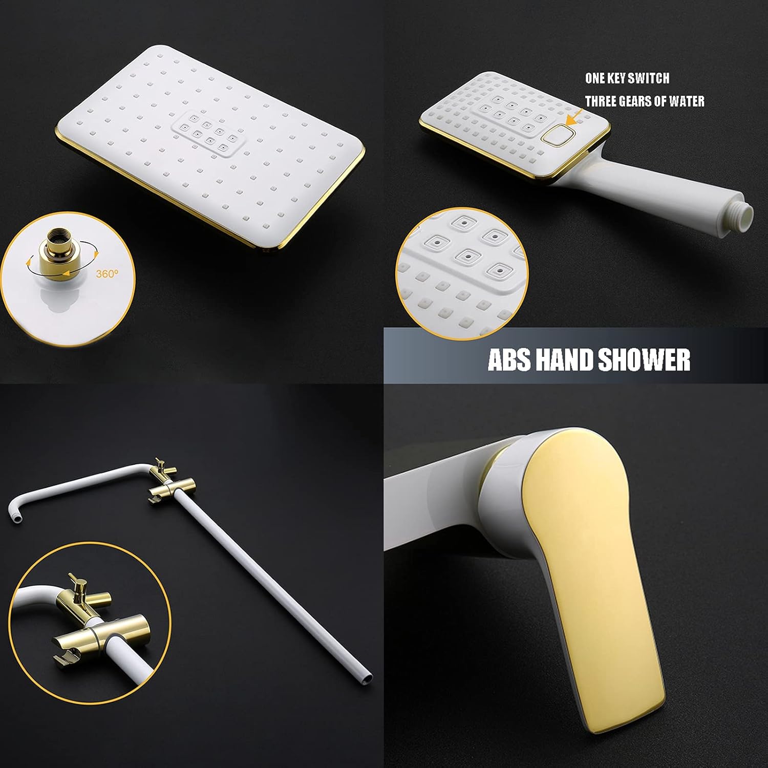 Waterfall Shower System with Handheld Combo