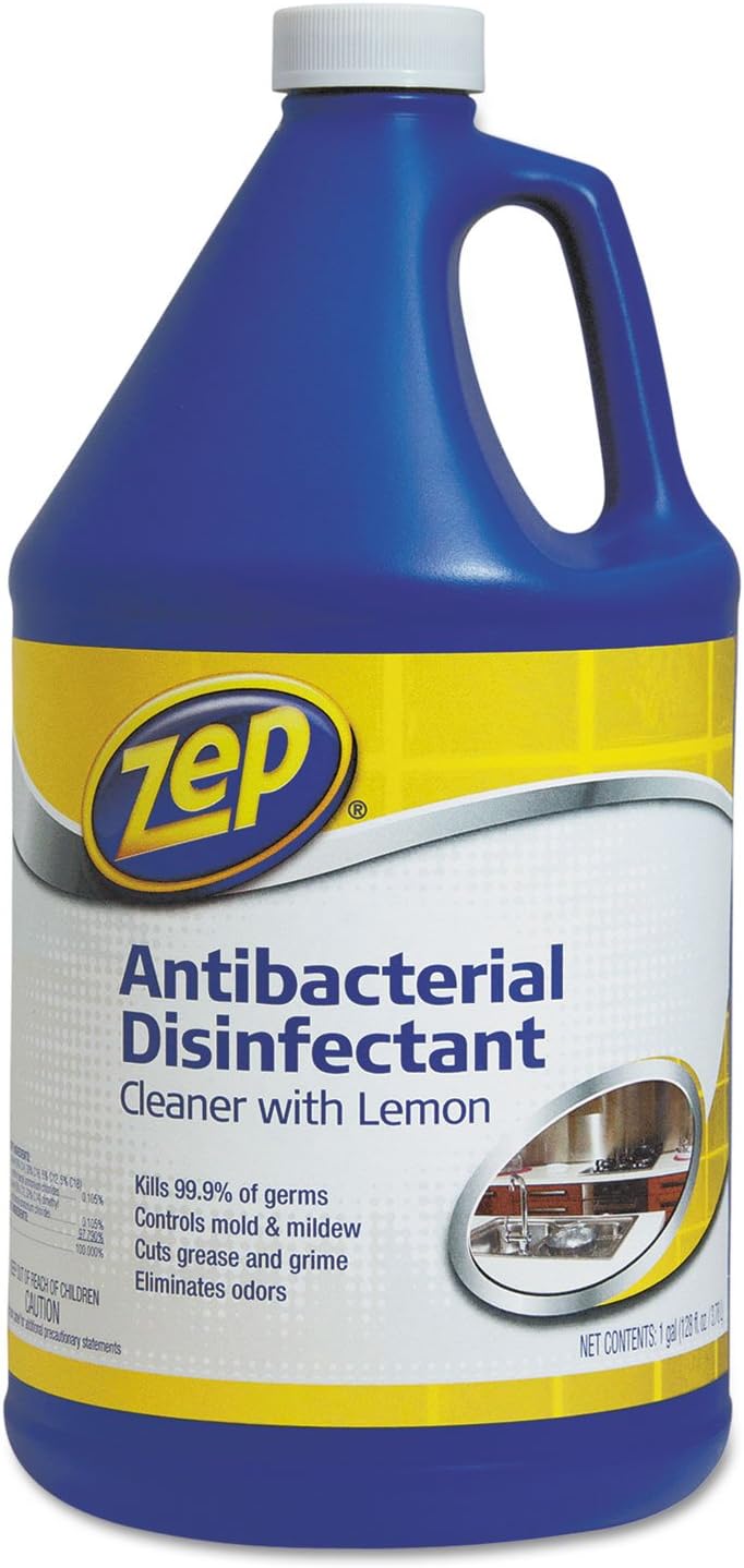 Zep Commercial 1041688 Antibacterial Cleaner with Lemon 1 Gal