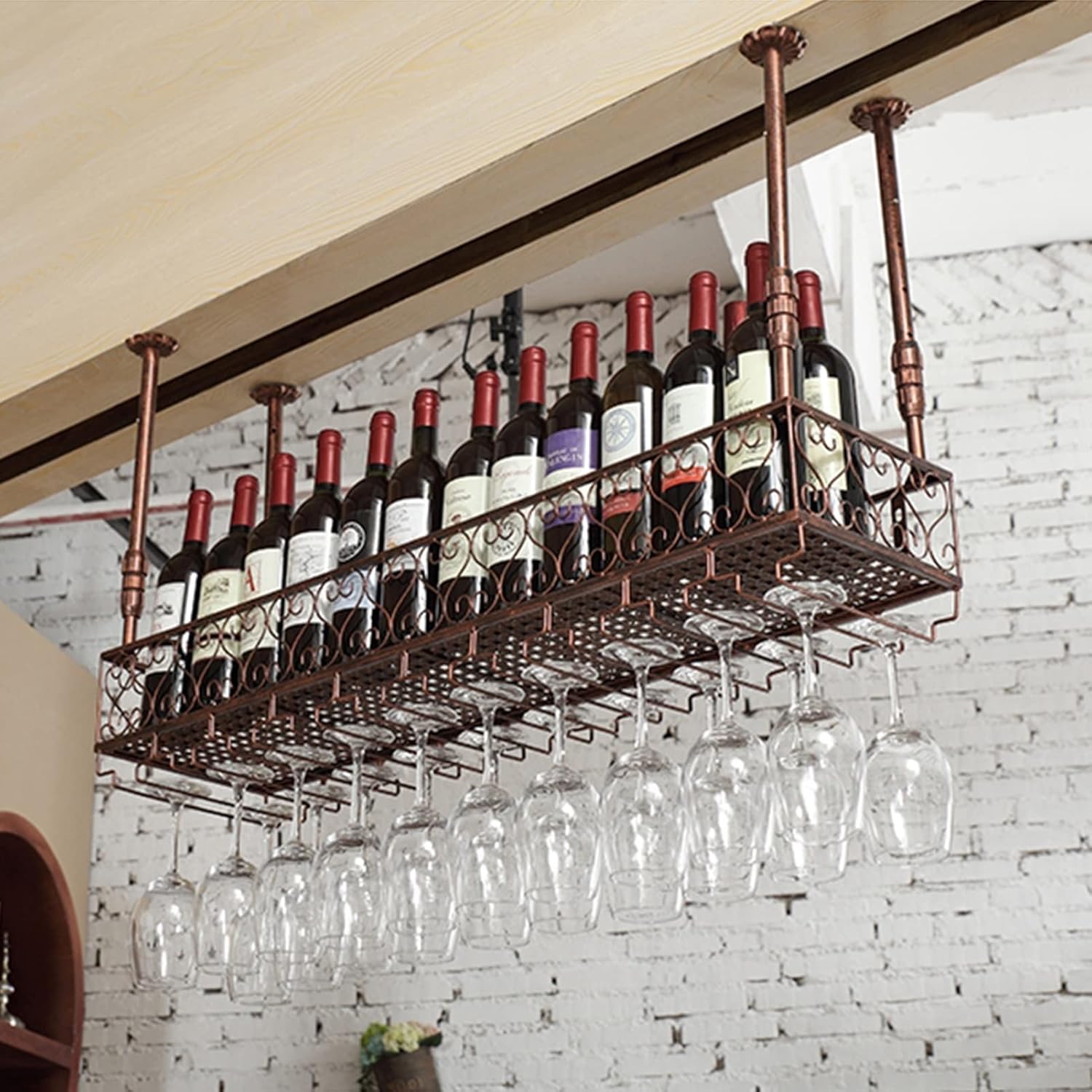 Pimex Vintage Wall Mounted Wine Rack