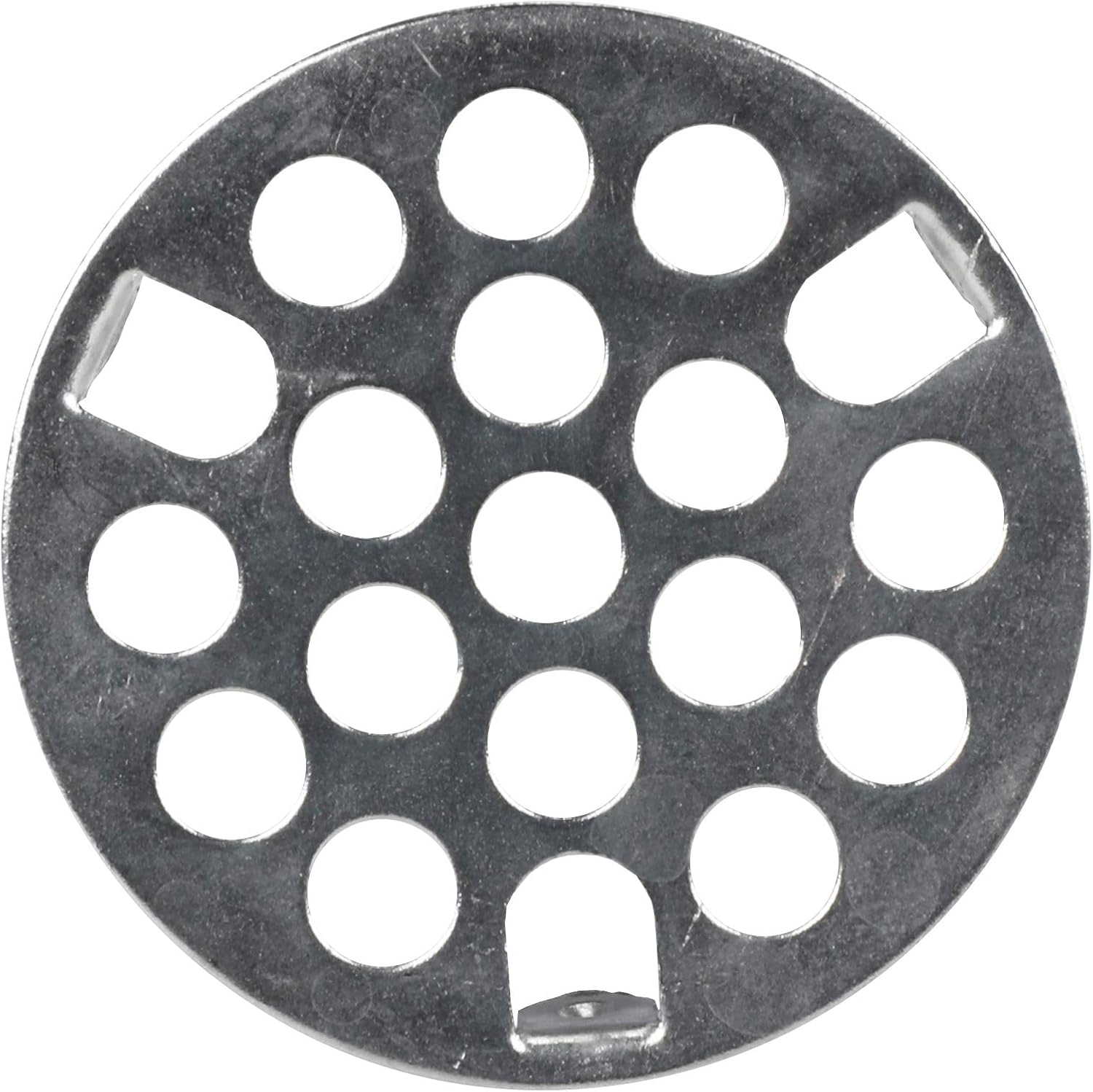 Danco 1-58 Metal Drain Strainer Chrome Brass White 1