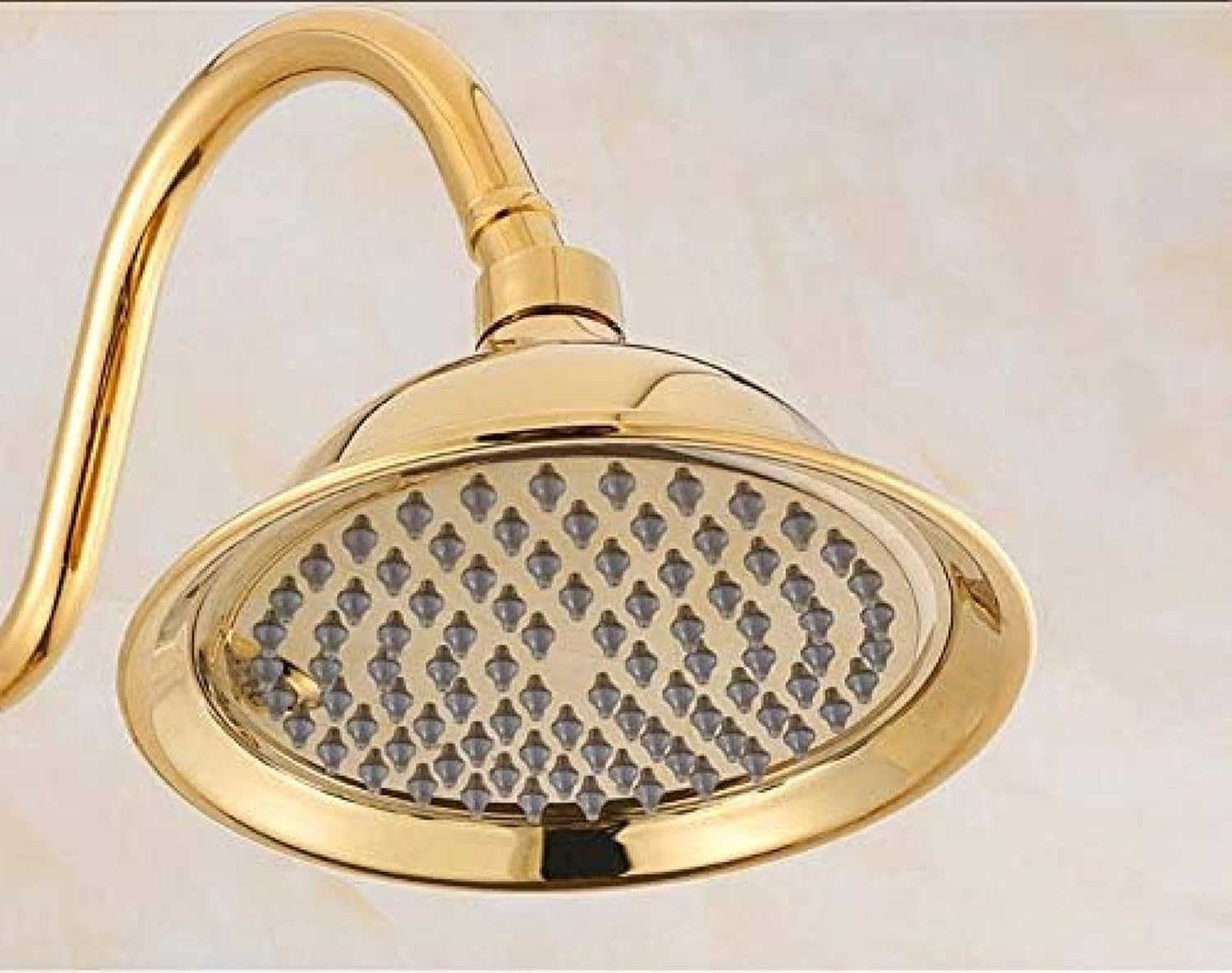 Hot Luxury Brass Jade Rainfall Shower Set 8 Inch Handheld