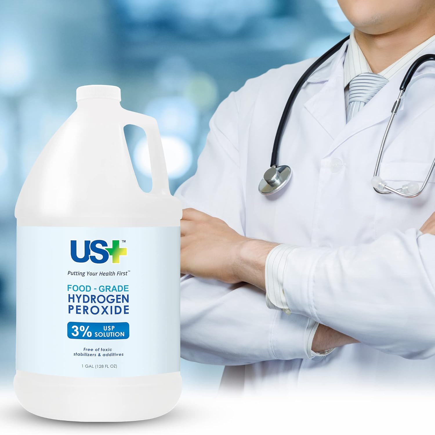 Food Grade 3 Hydrogen Peroxide Cleaner 1 Gallon