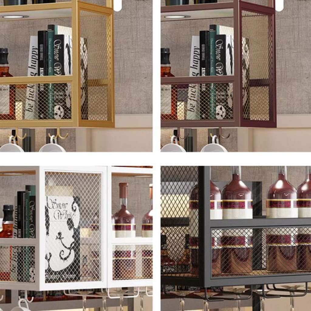 Pimex Wall-Mounted Wine Rack with Partitions
