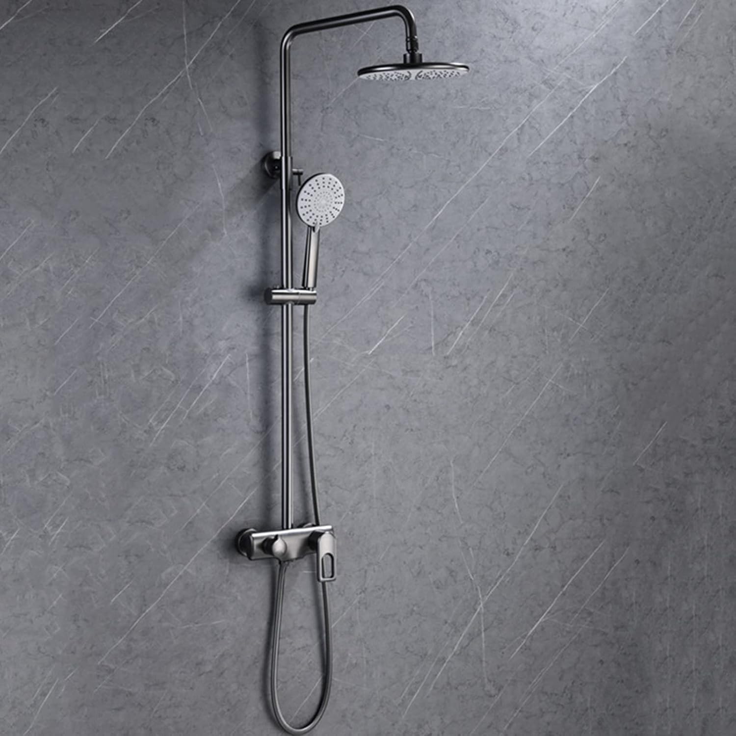 Adjustable Brass Shower Set with 3 Function Sprayer