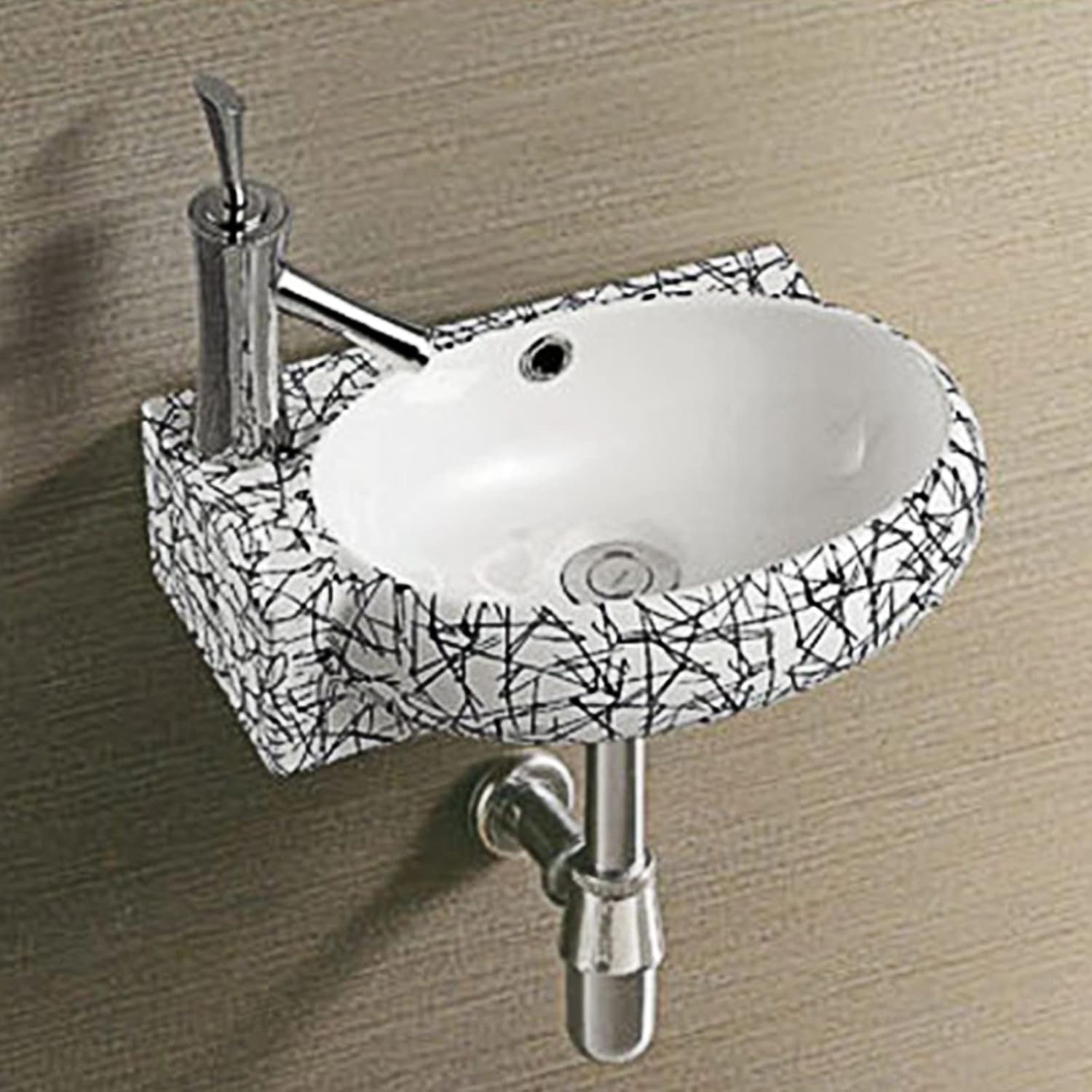 4 Pack Chrome Overflow Drain Cover for Sink and Basin