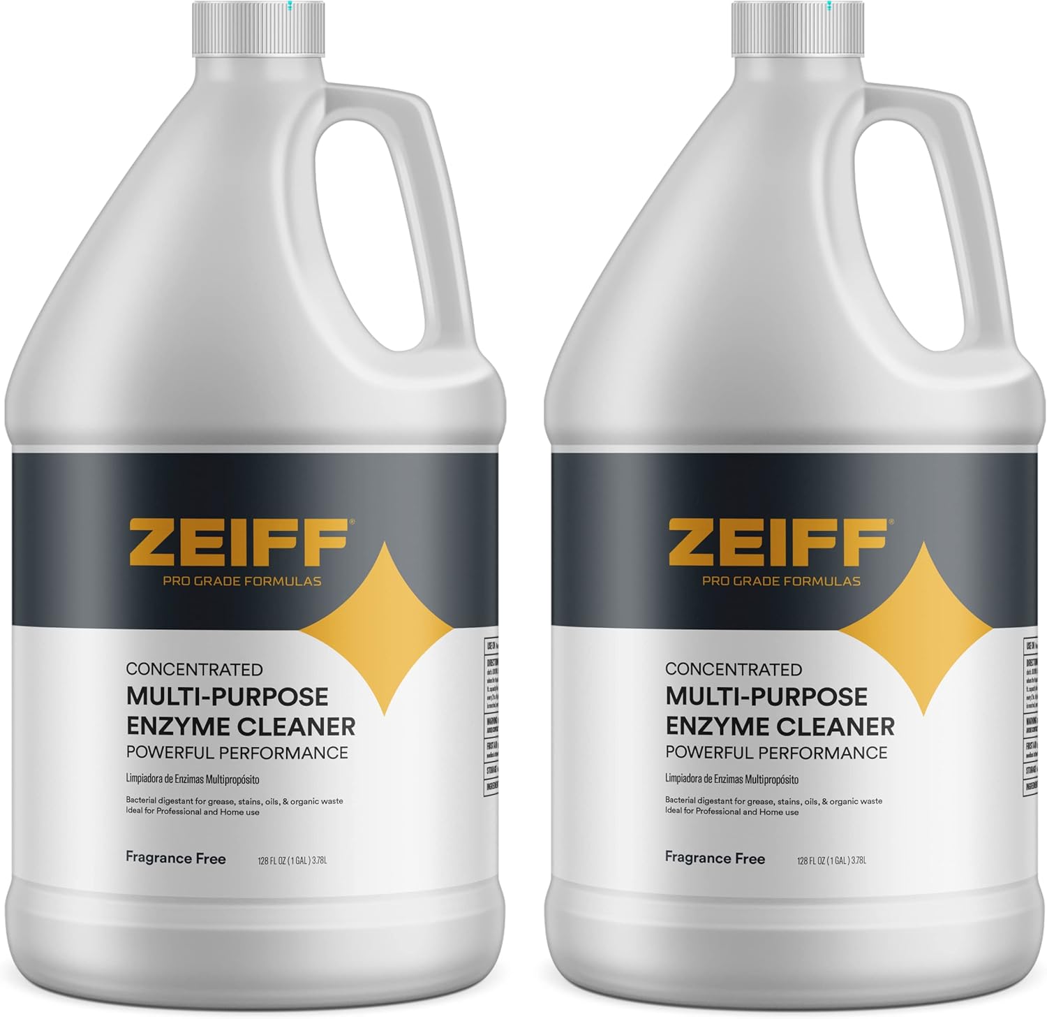 Zeiff Pro-Grade Enzyme Cleaner 1 Gallon 2 Pack