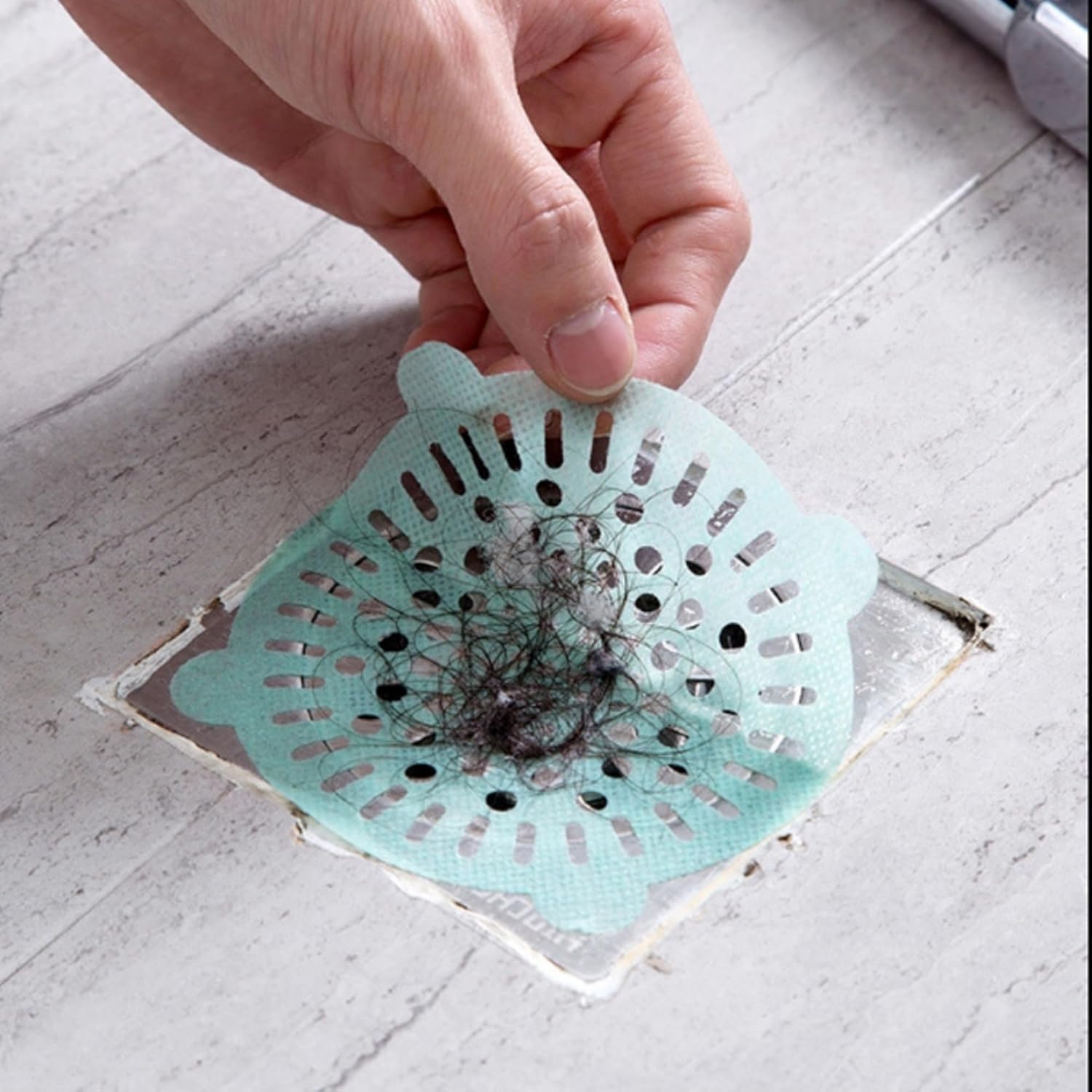 40PCS 4 Inch Disposable Drain Hair Catcher Stickers