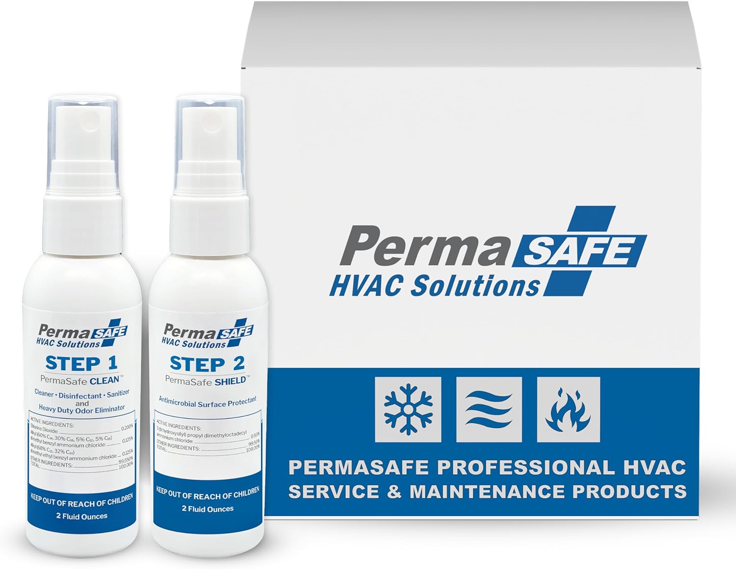 PermaSafe HVAC Condensate Pan Cleaner Shield Kit 1