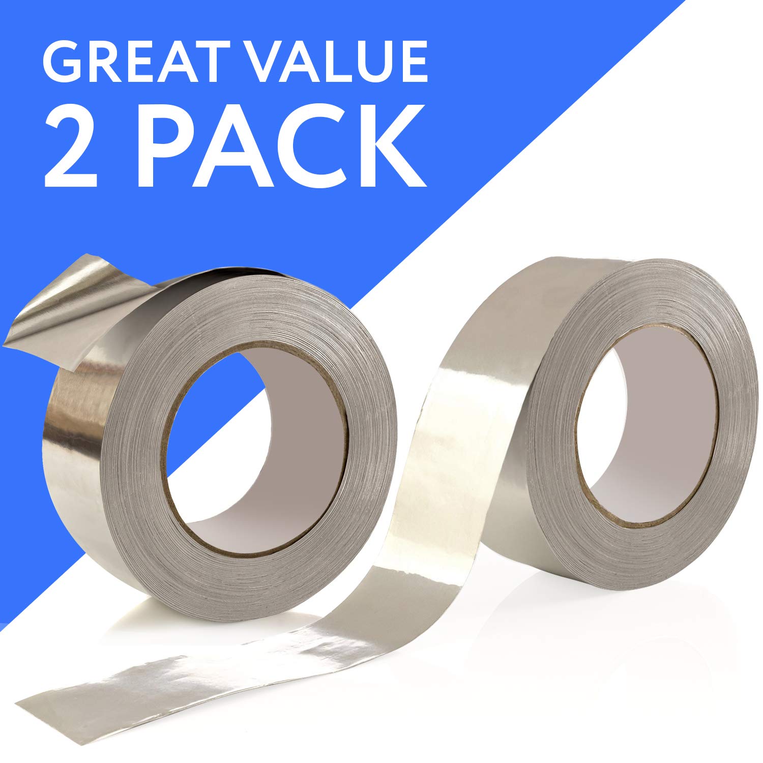 IMPRESA 2-Pack Duct Tape - 19 in x 150 ft - HVAC Insulation