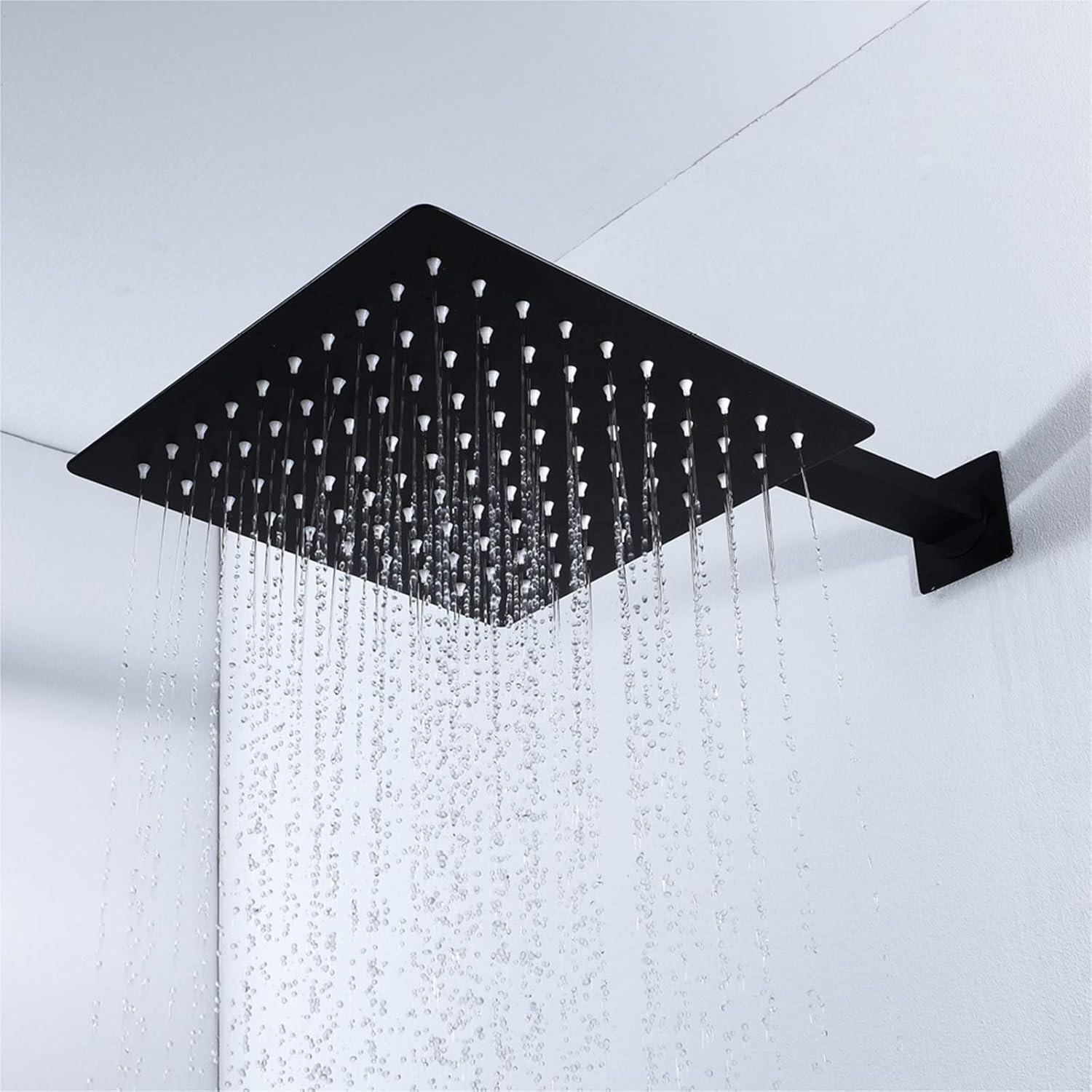 Rain Shower System with 10 Inch Square Head and Body Jets