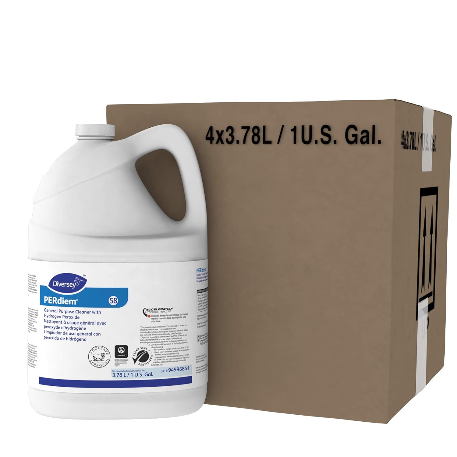 Diversey 94998841 AHP General Purpose Cleaner 1-Gallon Pack of 4 1