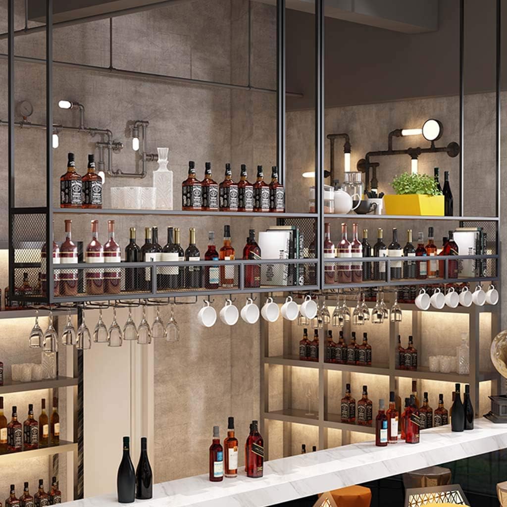 Pimex Wall-Mounted Wine Rack with Partitions