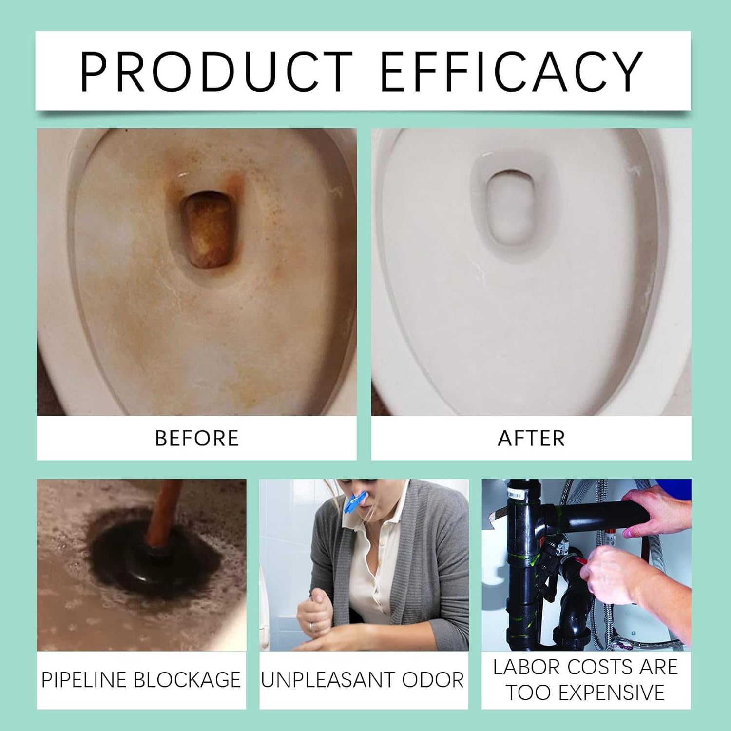Krazy Klean Pro Toilet Bowl Cleaner Gel