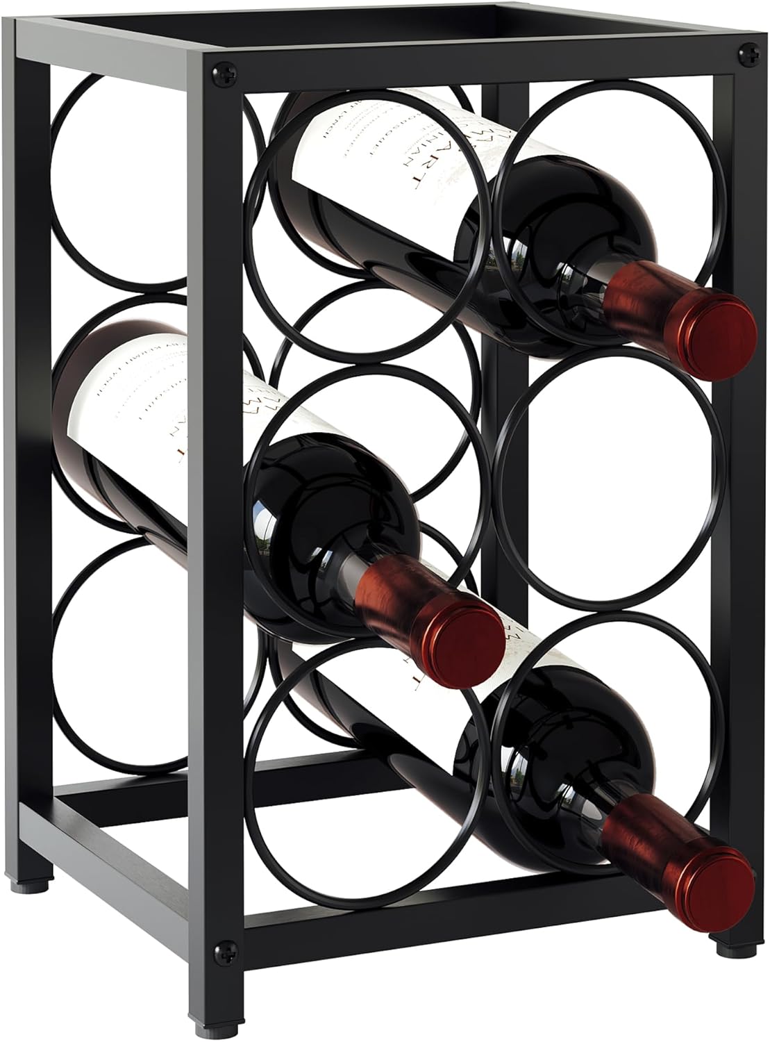Hjarta Compact Wine Rack for Countertop and Cabinet