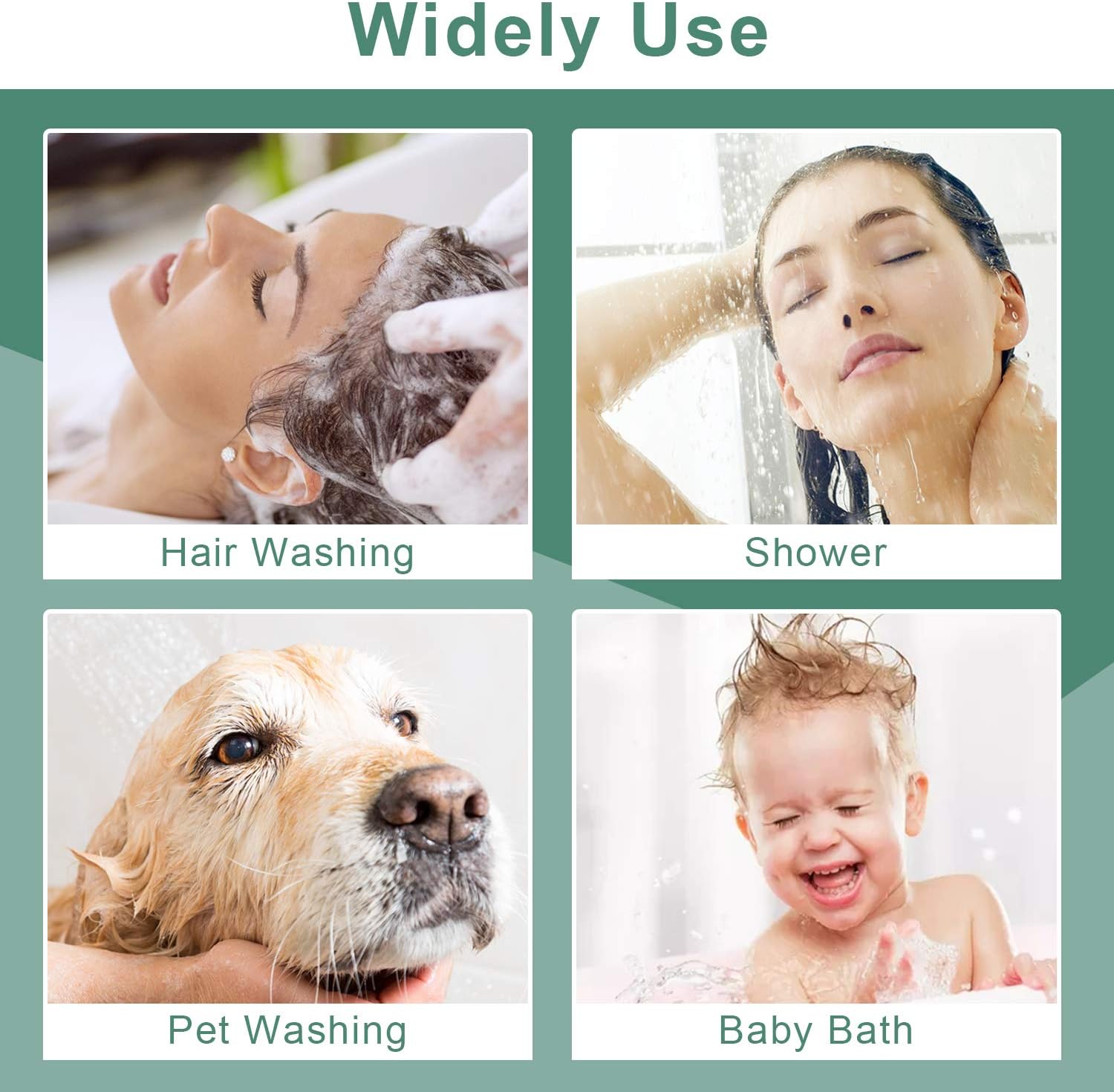 Klleyna Faucet Sprayer - Handheld Showerhead with 5 Adapters