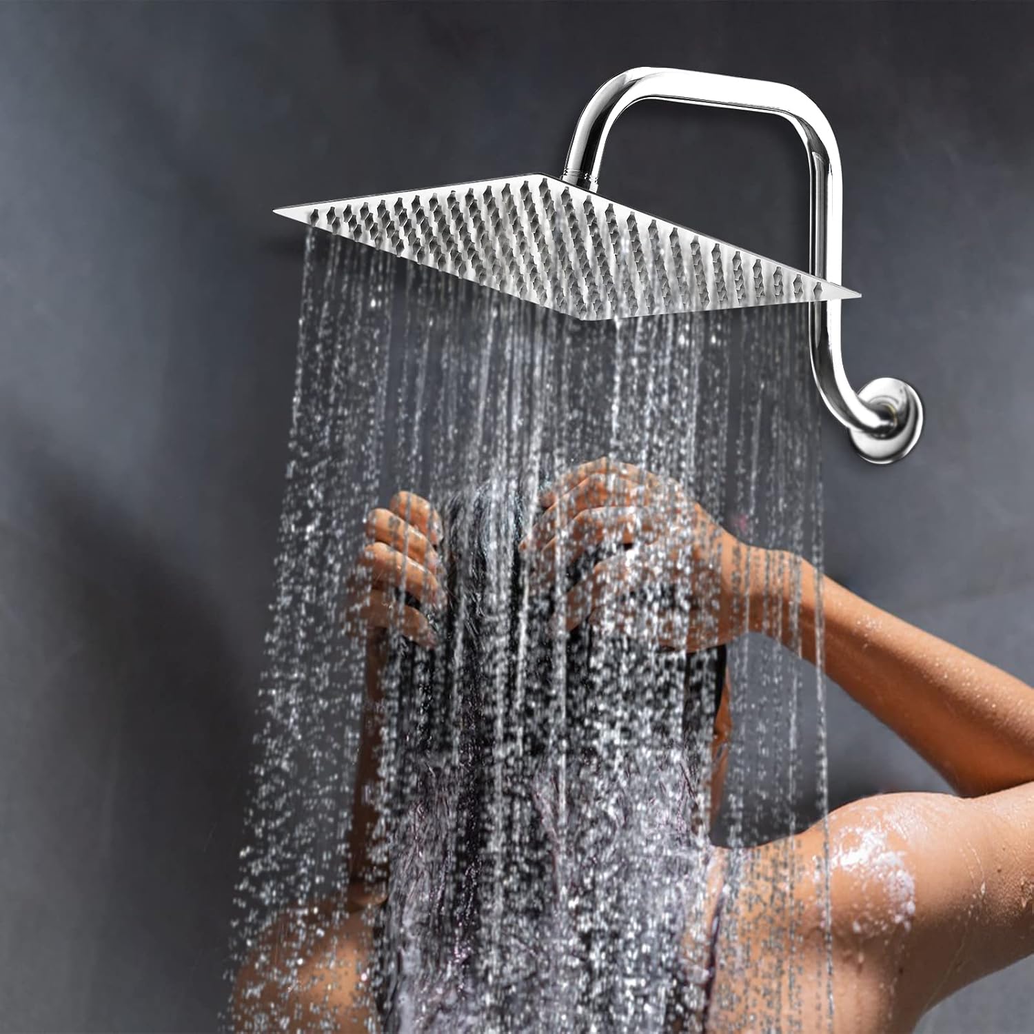 Aiscsc 10 Inch Rain Shower Head 304 Stainless Steel