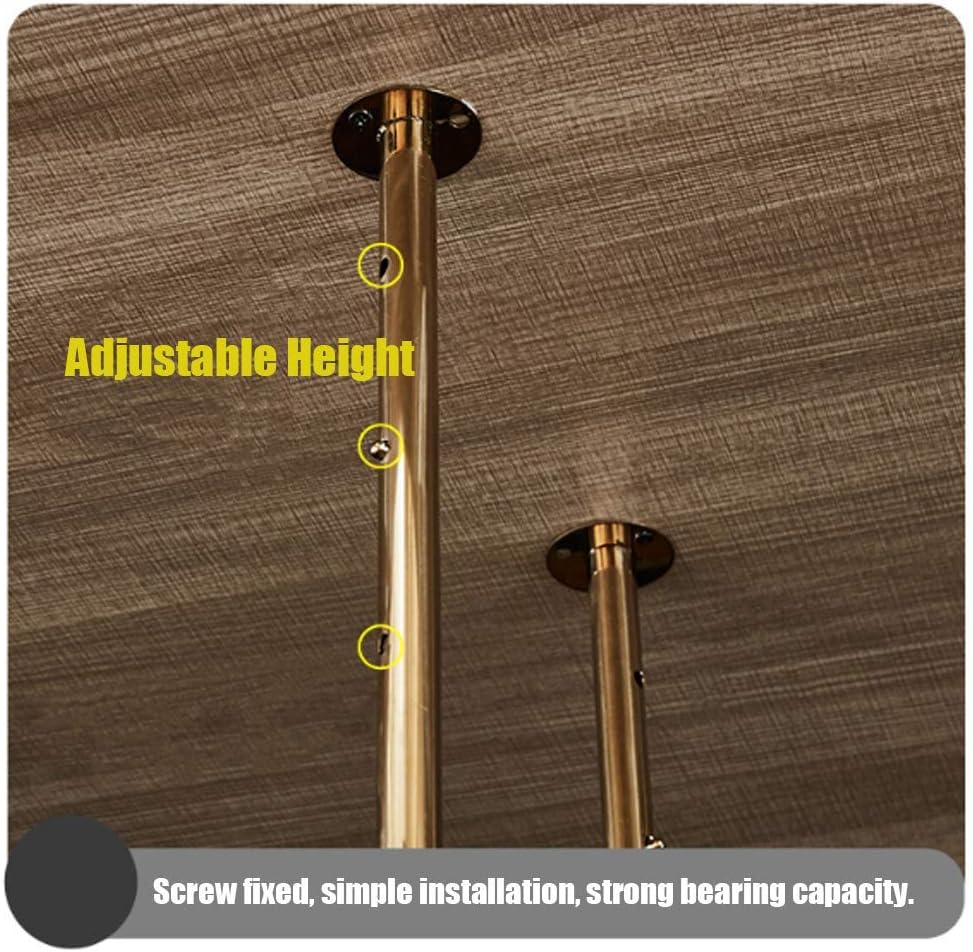 Stainless Steel Wall-Mounted Wine Rack Red Gold