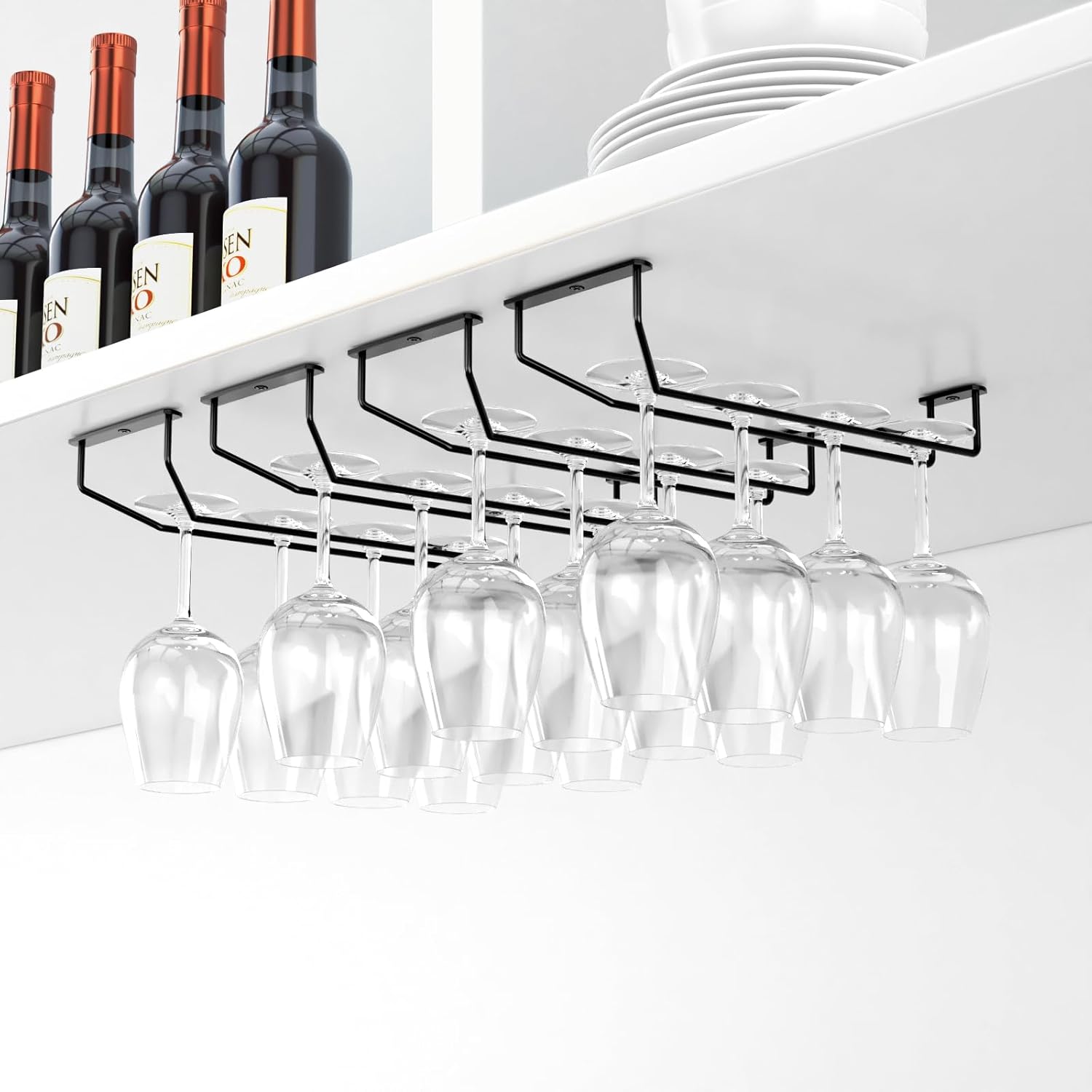 FOMANSH 14-Inch Wine Glass Holder Set of 2