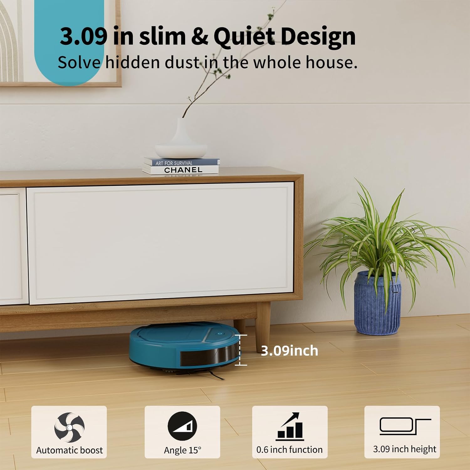 OKP Robot Vacuum Cleaner K2-Pro with WiFi and Alexa