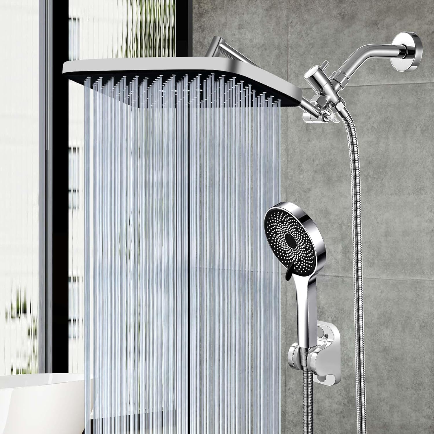 Ashwanth 14 High Pressure Rain Shower Combo
