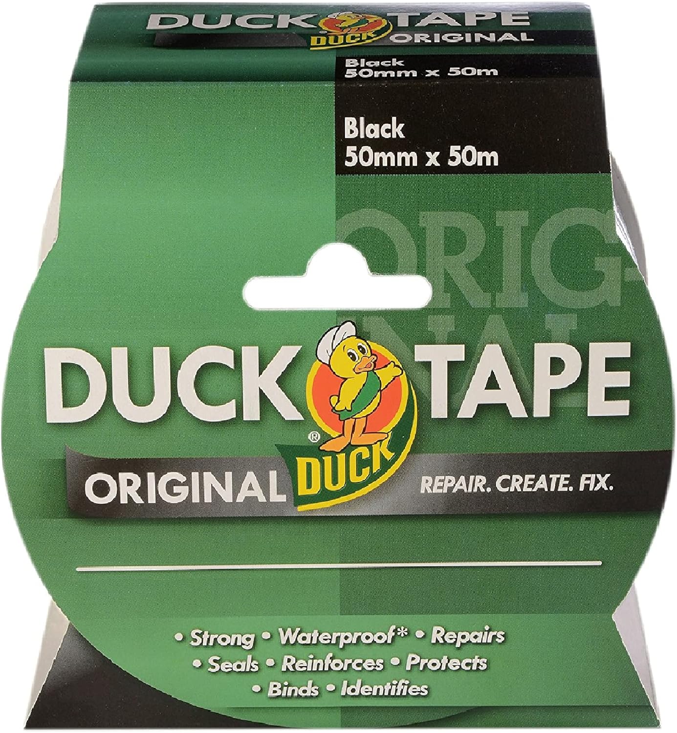 Duck Original Black Duct Tape 50mm x 50m 1