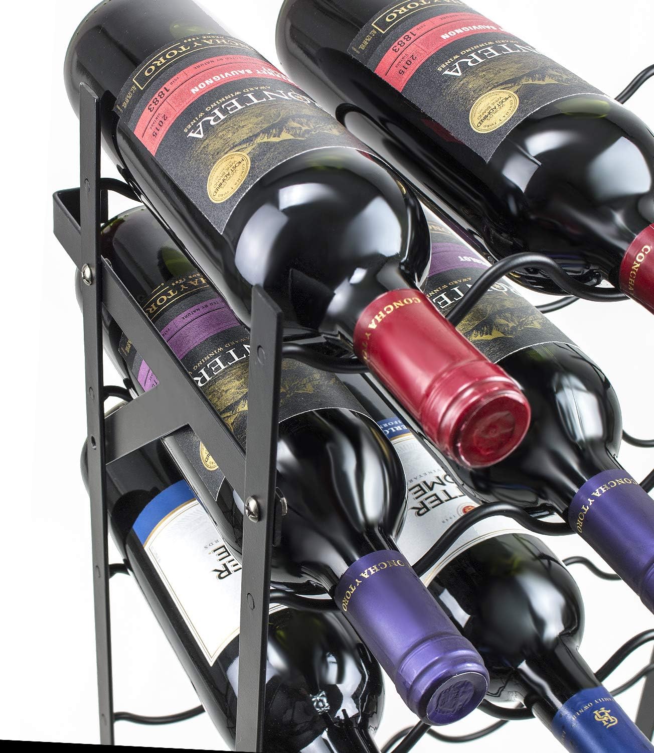 Sorbus 15-Tier Freestanding Wine Rack - 150 Bottle Capacity 1